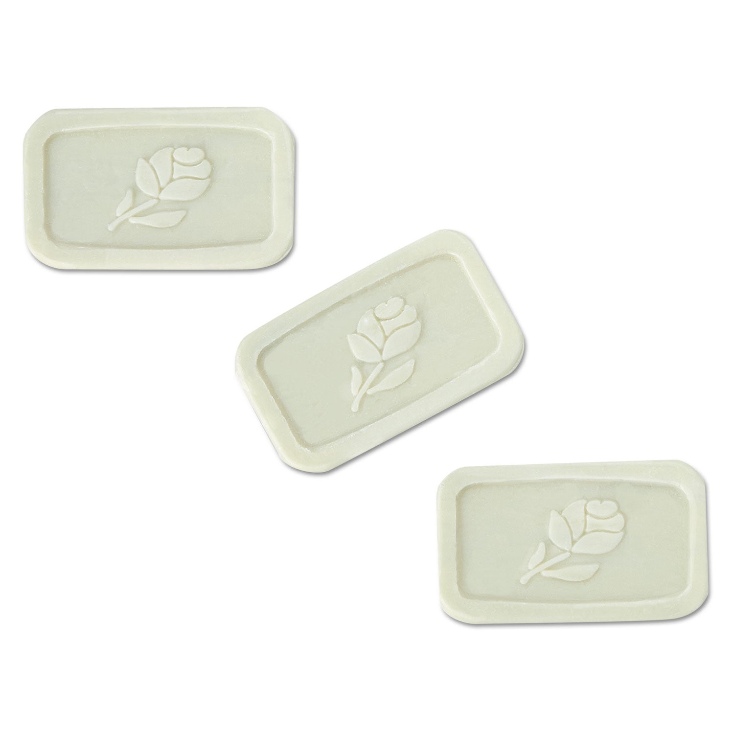 Good Day™ Unwrapped Amenity Bar Soap, Fresh Scent, #1 1/2, 500/carton
