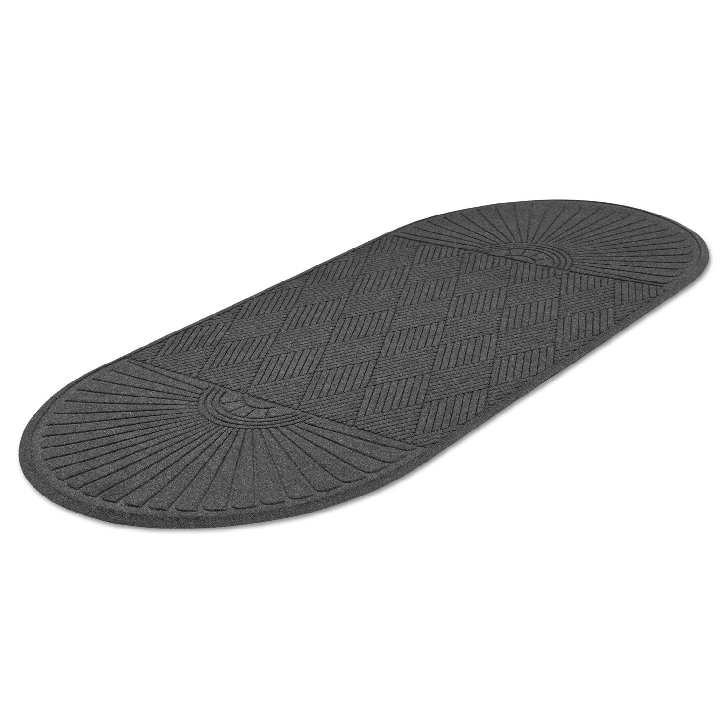 Ecoguard Diamond Floor Mat | 36x96, Charcoal