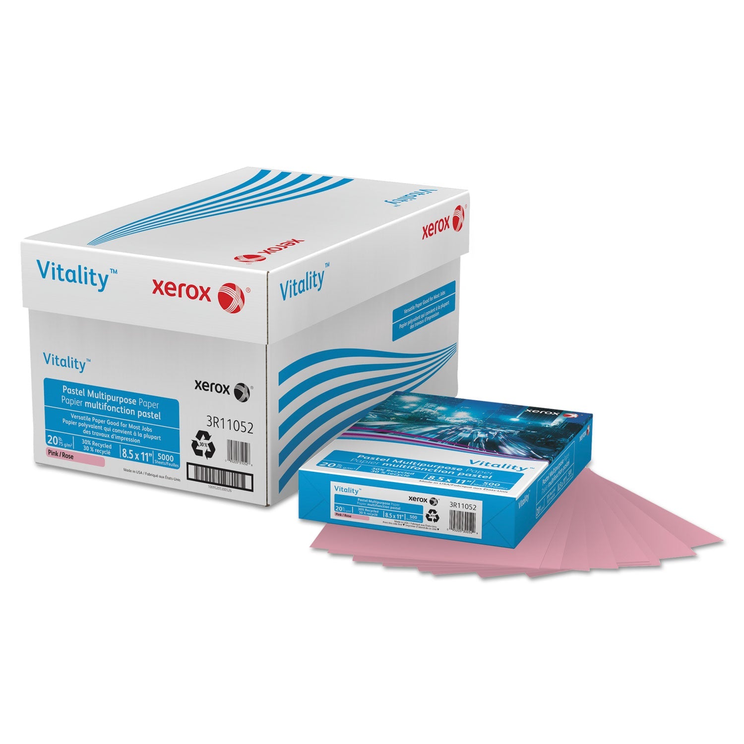 Multipurpose Pastel Paper | Pink, 20lb, 500/Ream