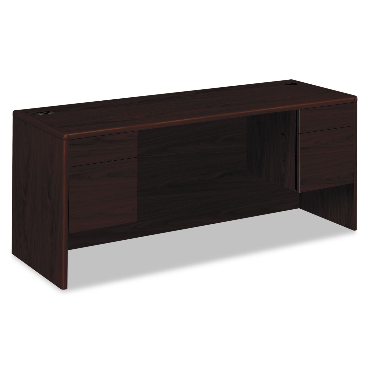 Kneespace Credenza | HON 10700, 72" Mahogany