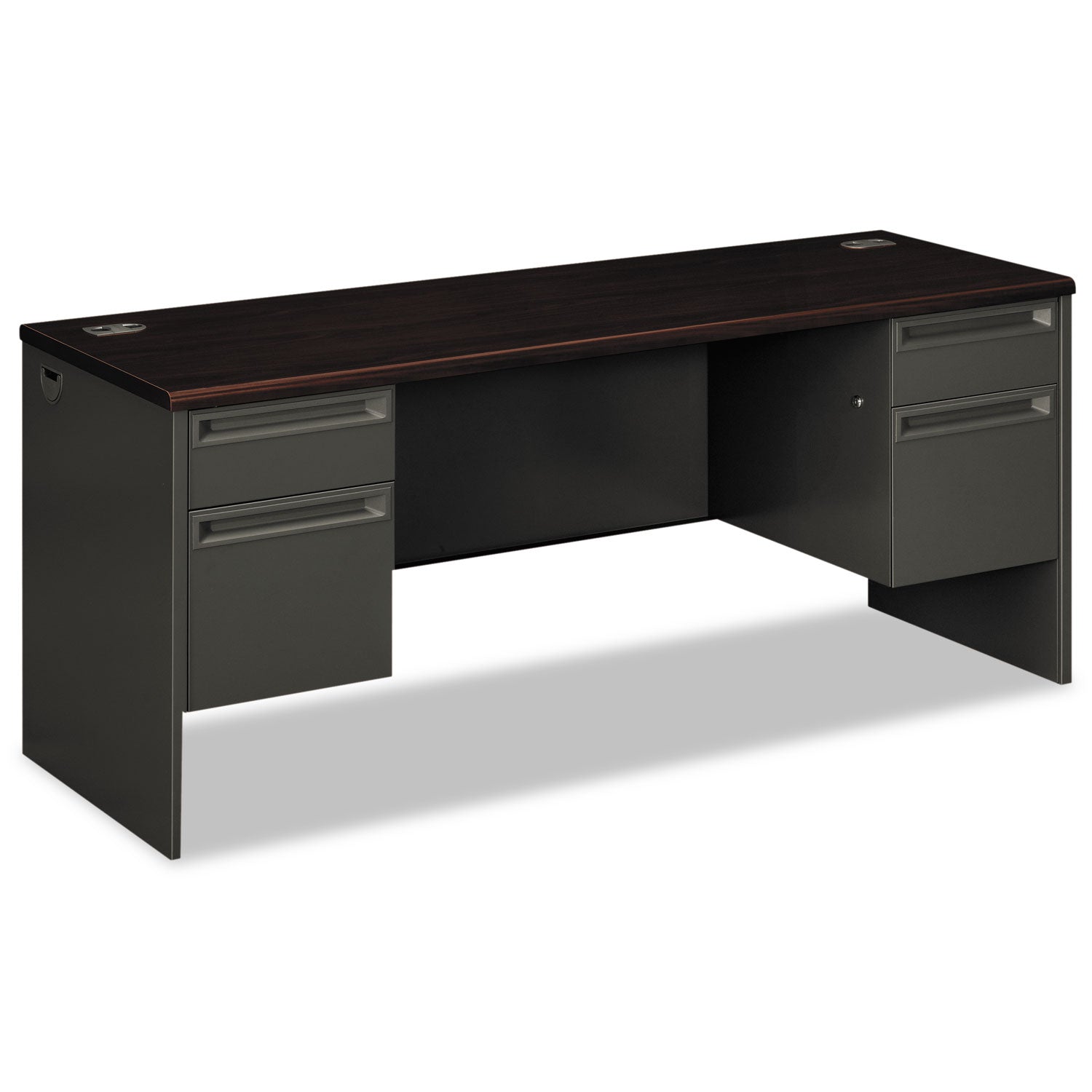 Kneespace Credenza | HON 38000, 72"w Mahogany
