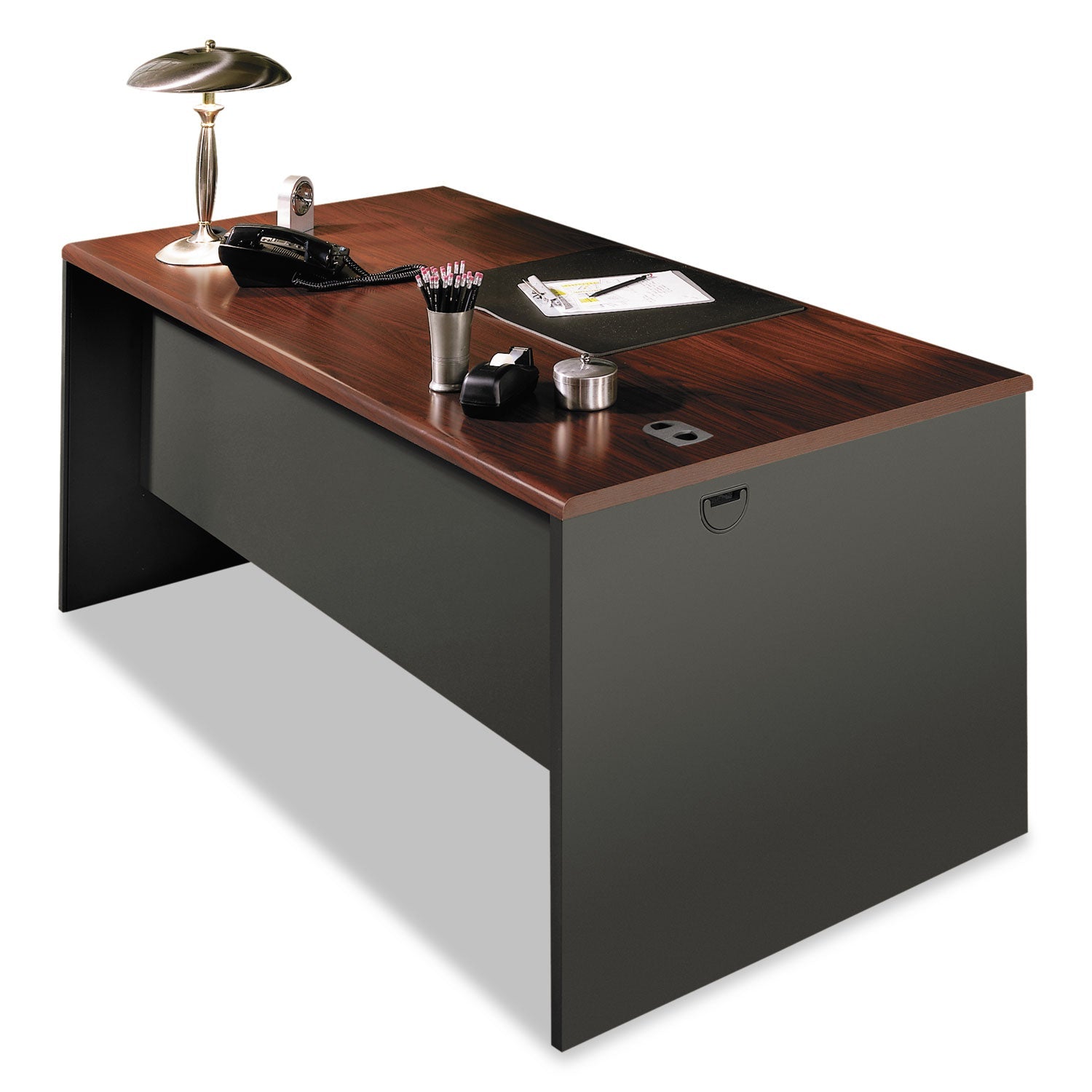 Desk Shell | HON 38000 Series, 60"x30" Mahogany