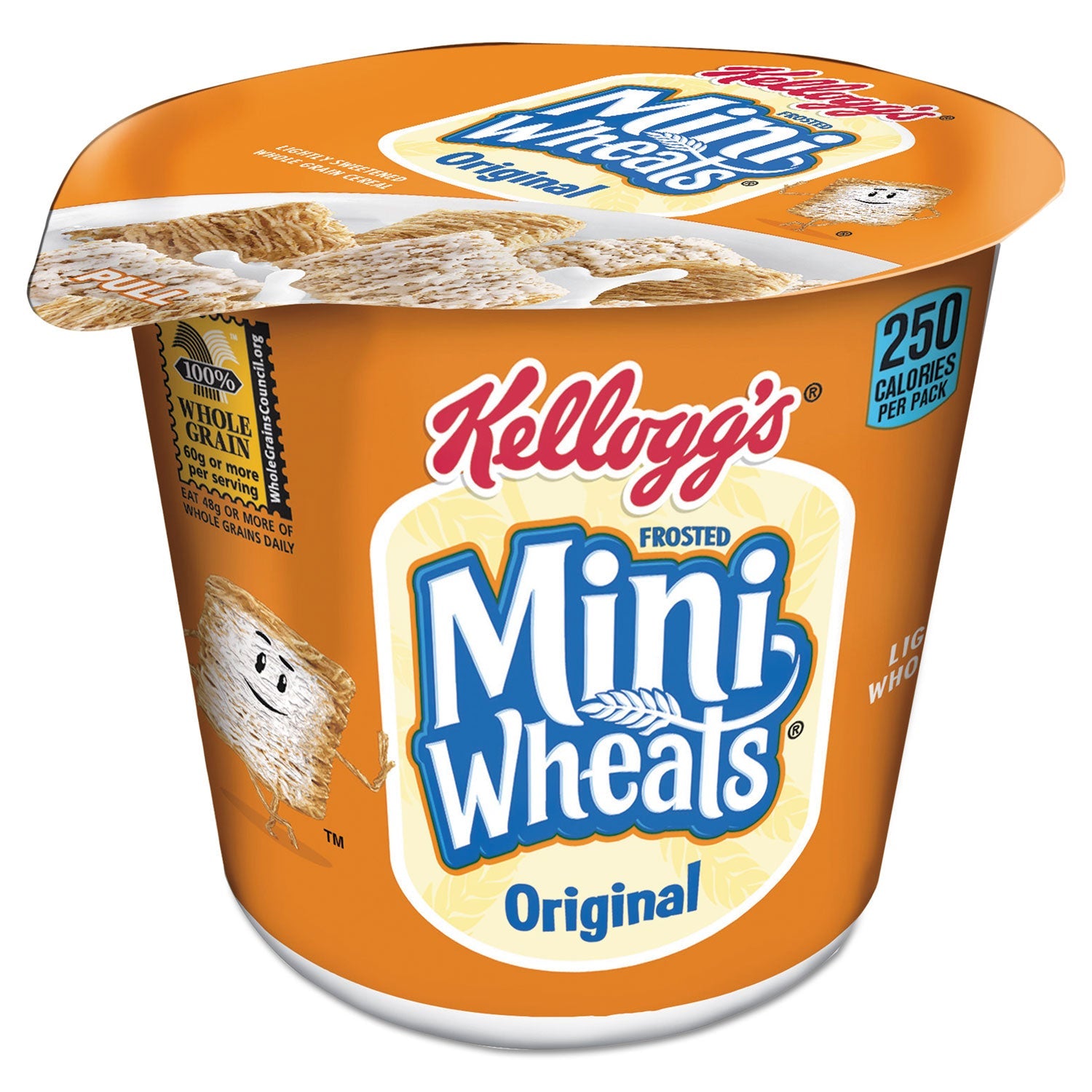 Kellogg's® Breakfast Cereal, Frosted Mini Wheats, Single-Serve, 6/box
