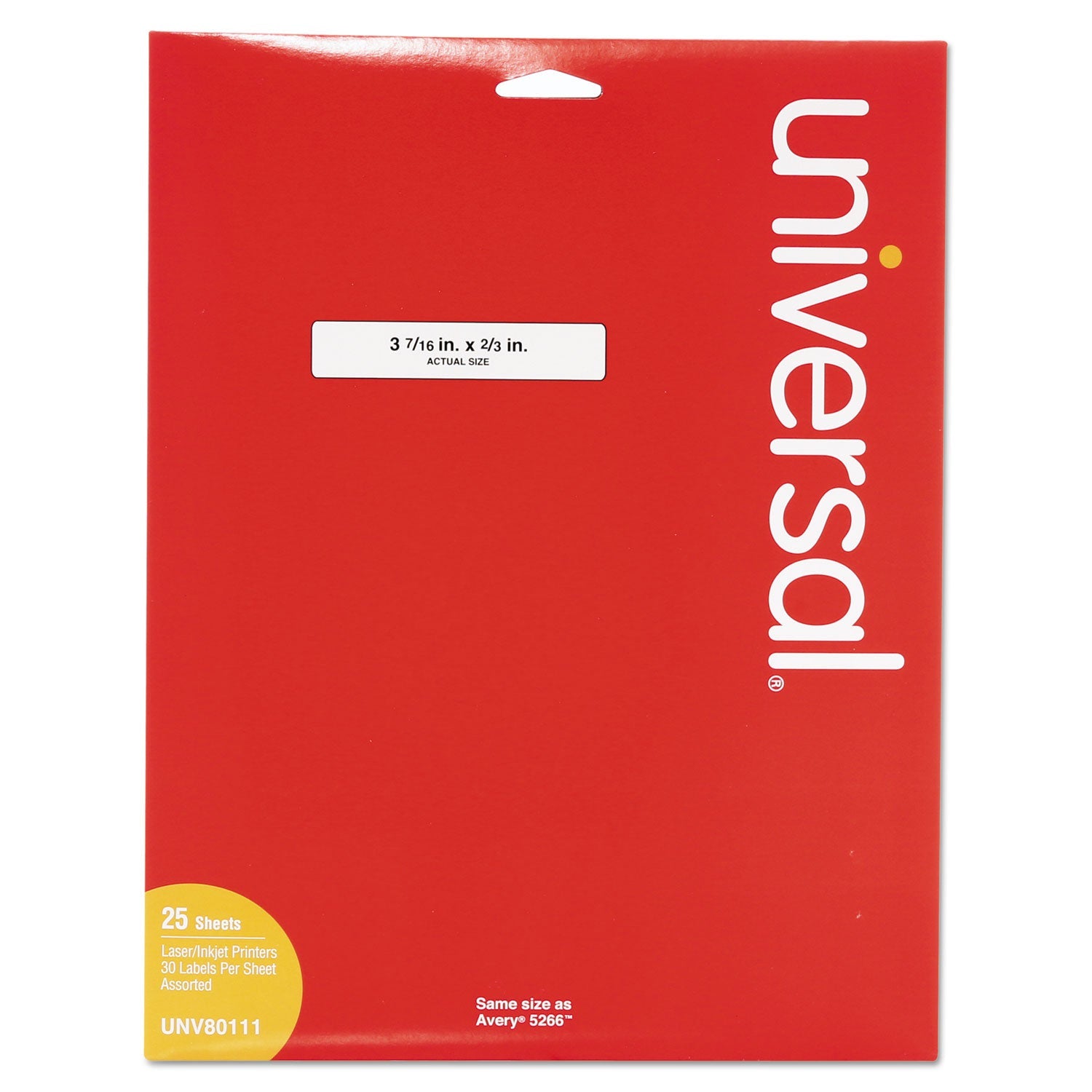 Permanent File Folder Labels | Assorted | 750/pk