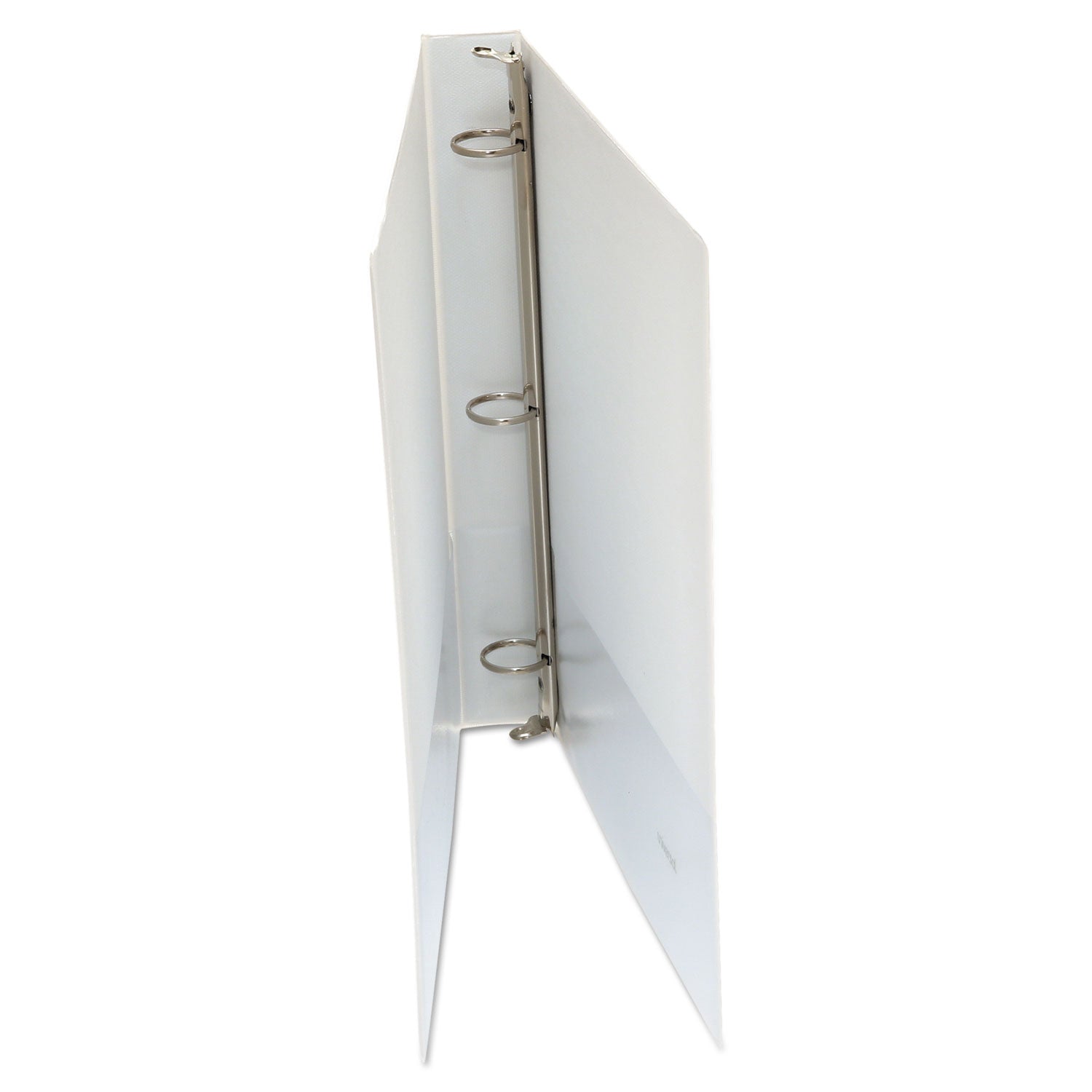 Universal® Economy Round Ring View Binder, 3 Rings, 1" Capacity, 11 X 8.5, White