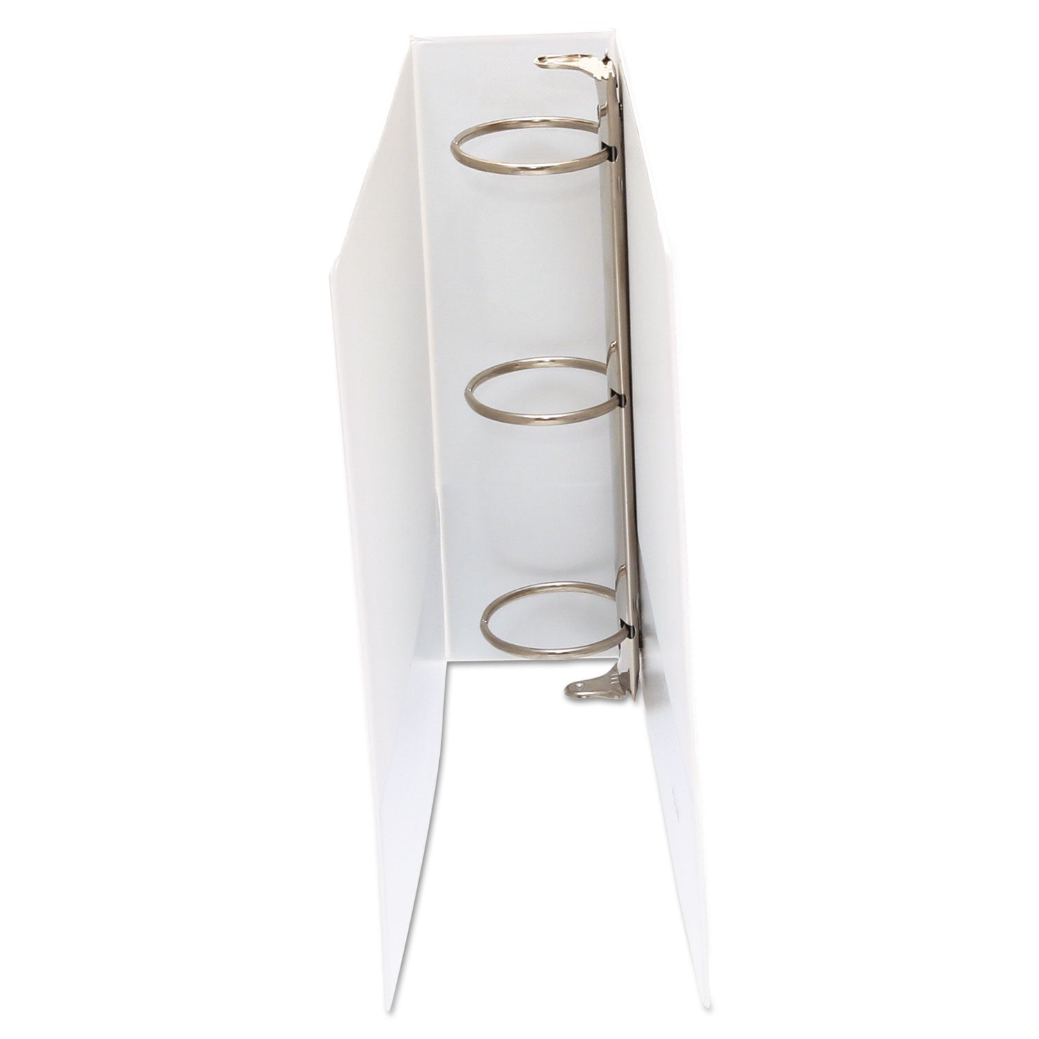 Universal® Economy Round Ring View Binder, 3 Rings, 3" Capacity, 11 X 8.5, White
