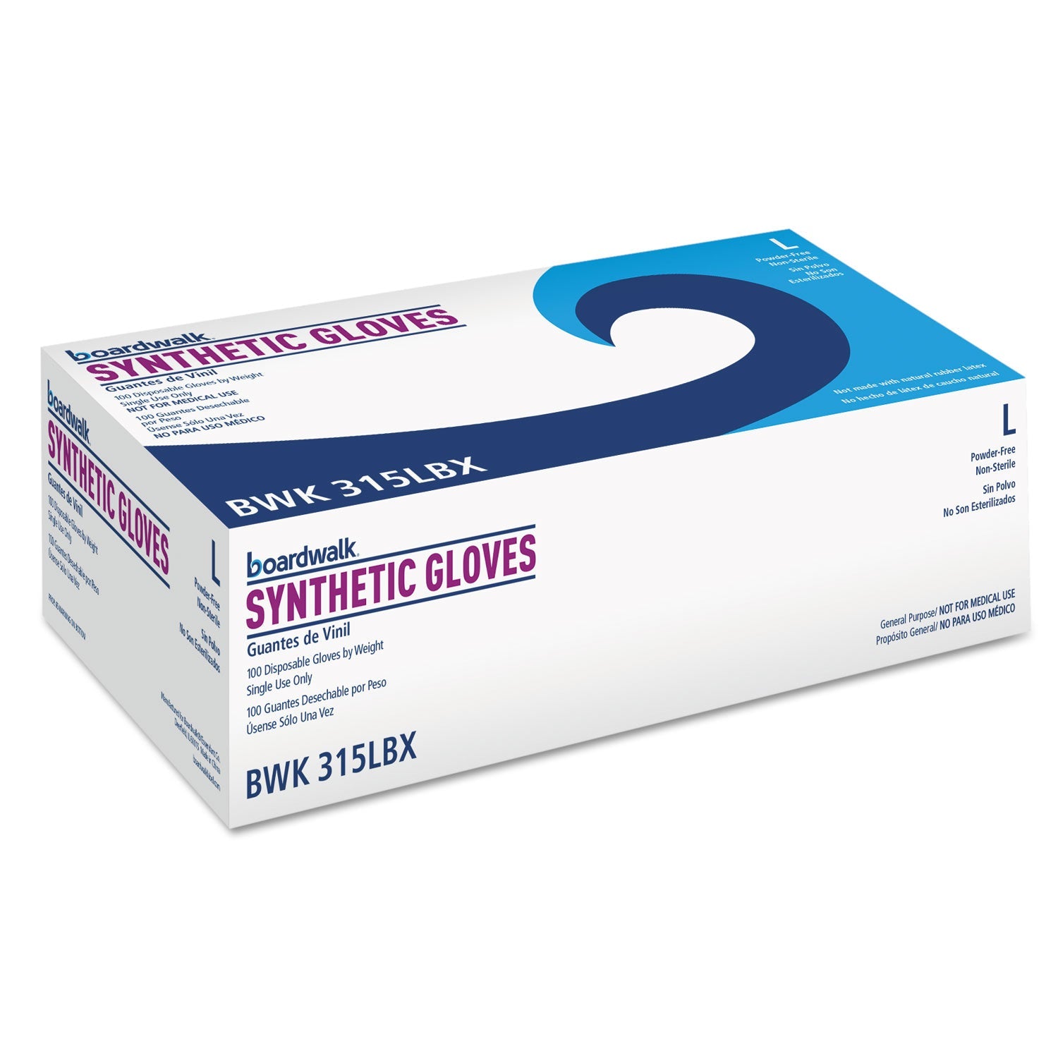 Synthetic Vinyl Gloves | Large Beige | 100/Box