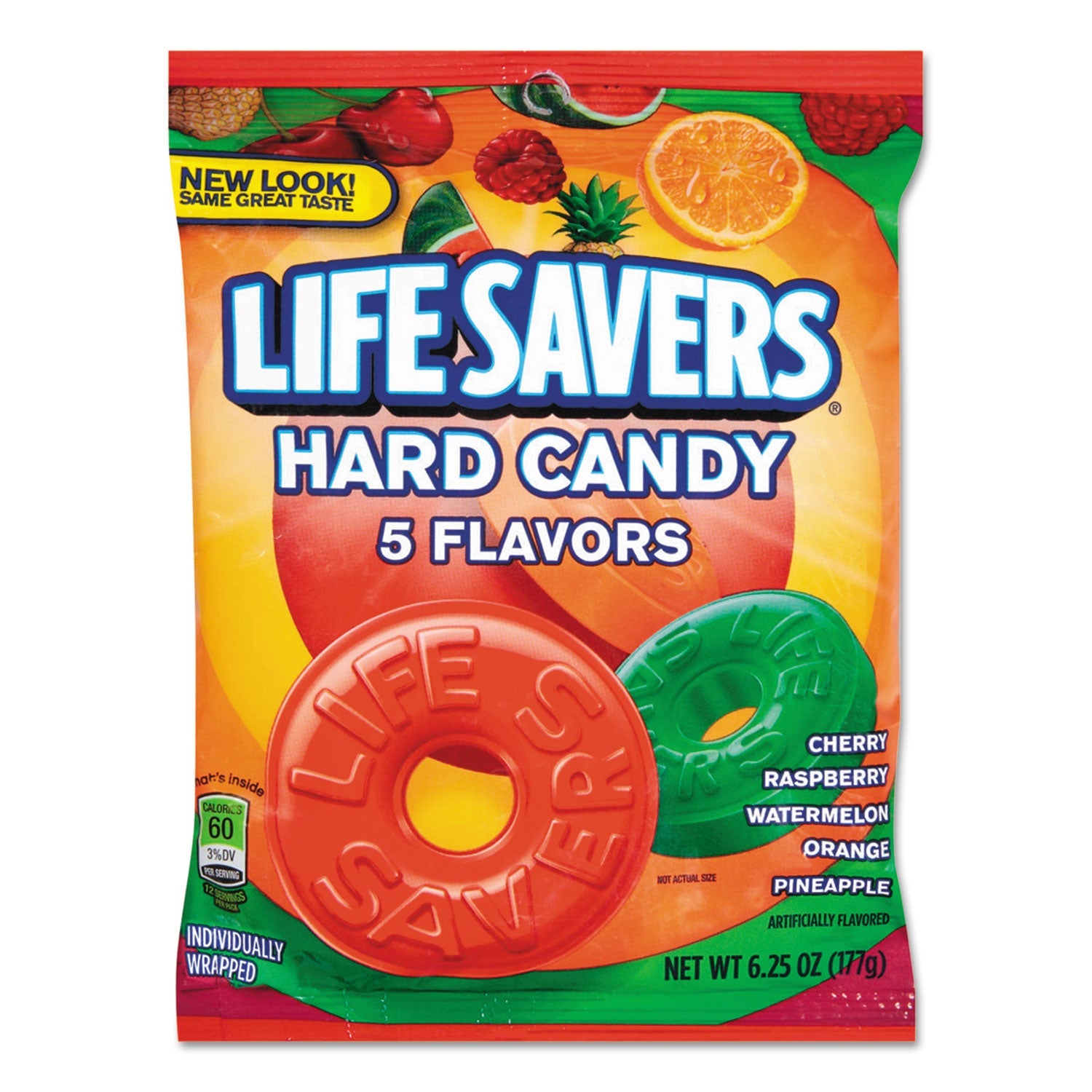 LifeSavers® Hard Candy, Original Five Flavors, 6.25 Oz Bag