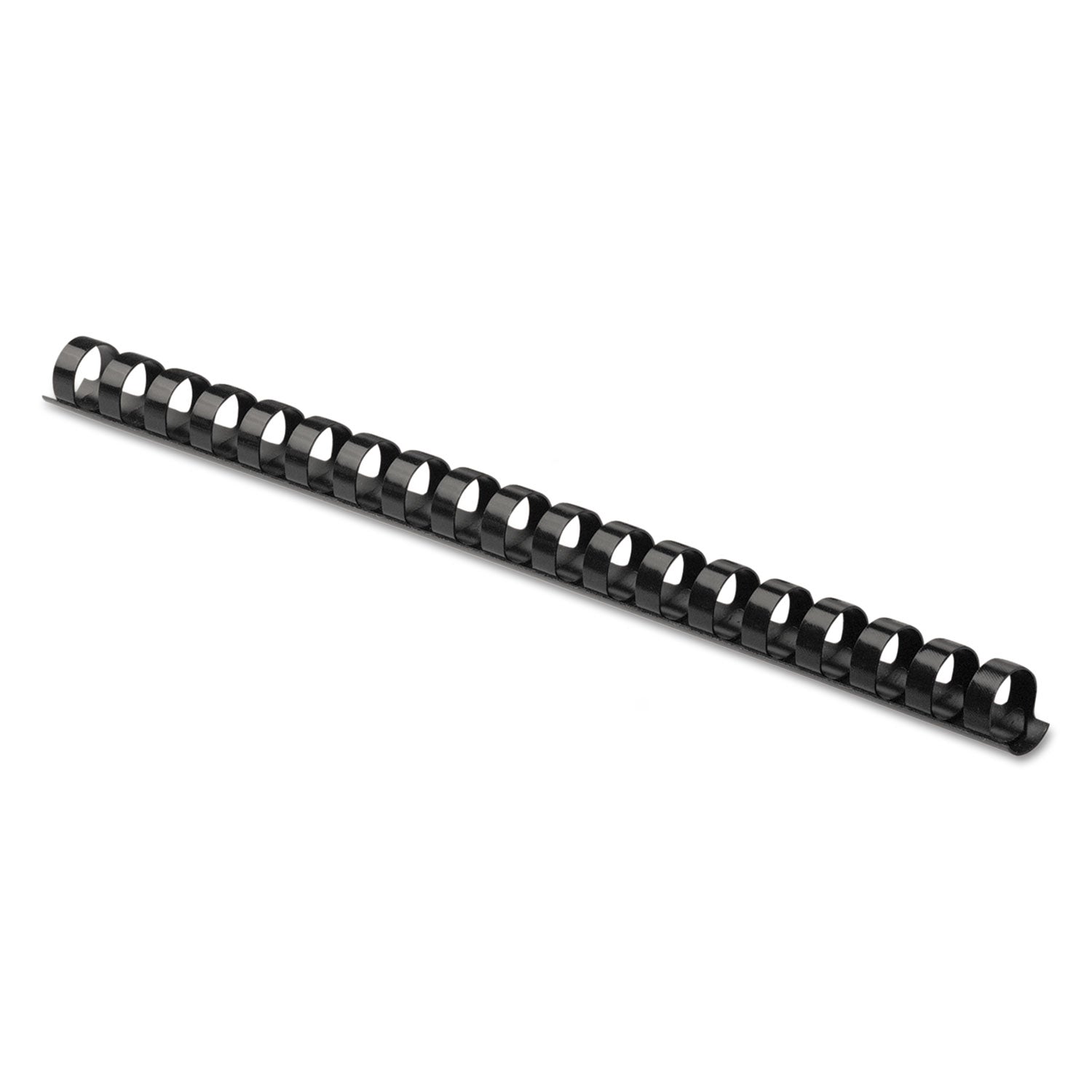 Plastic Comb Bindings | 3/8" Black 25-Pack