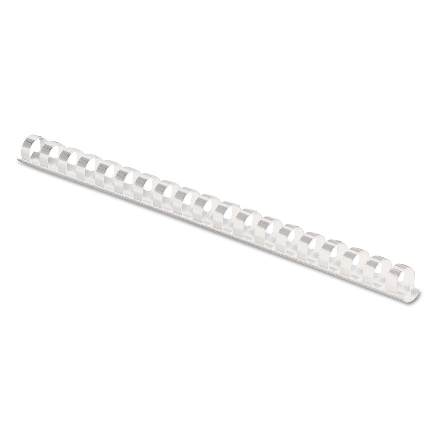 Fellowes® Plastic Comb Bindings, 3/8" Diameter, 55 Sheet Capacity, White, 100/Pack