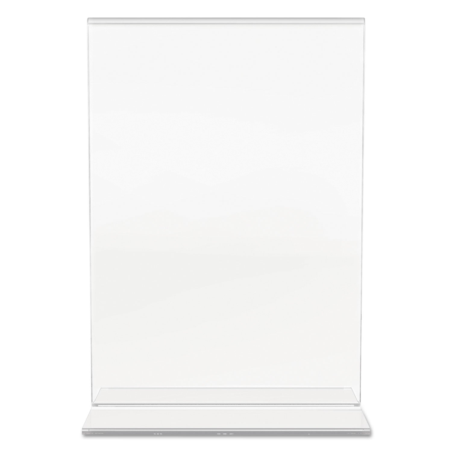 deflecto® Classic Image Double-Sided Sign Holder, 5 X 7 Insert, Clear