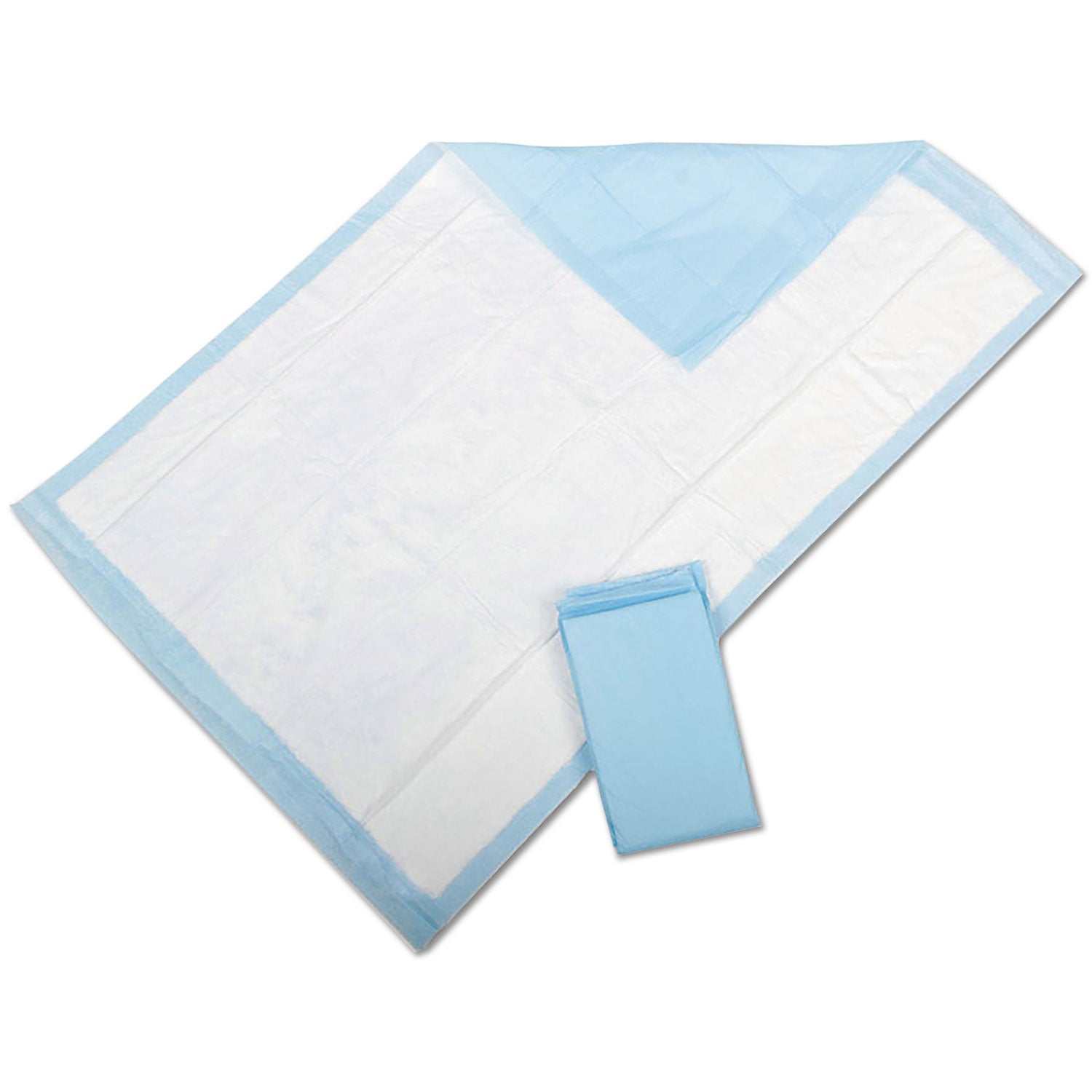 Medline Protection Plus Disposable Underpads, 23" X 36", Blue, 25/bag