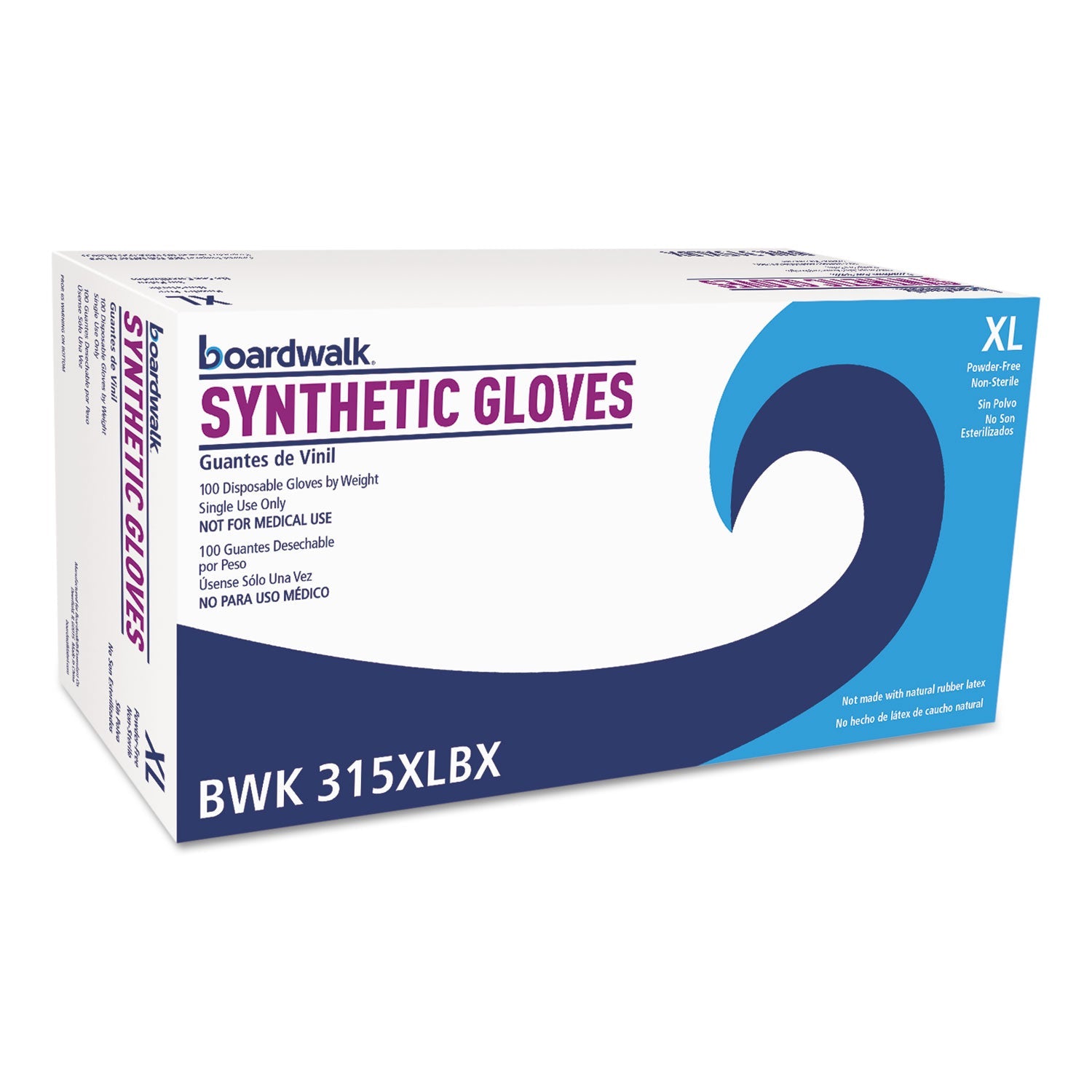 Synthetic Vinyl Gloves | XL Cream | 100/Box
