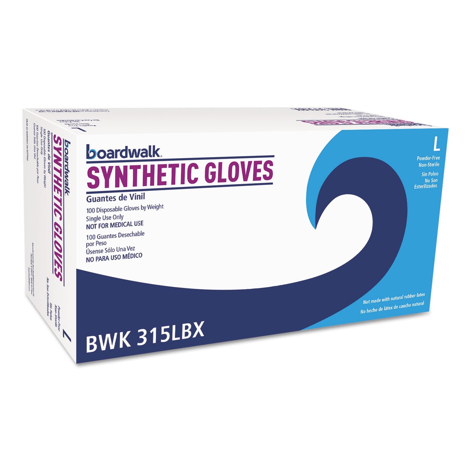 Synthetic Vinyl Gloves | Large Cream | 1000/Carton