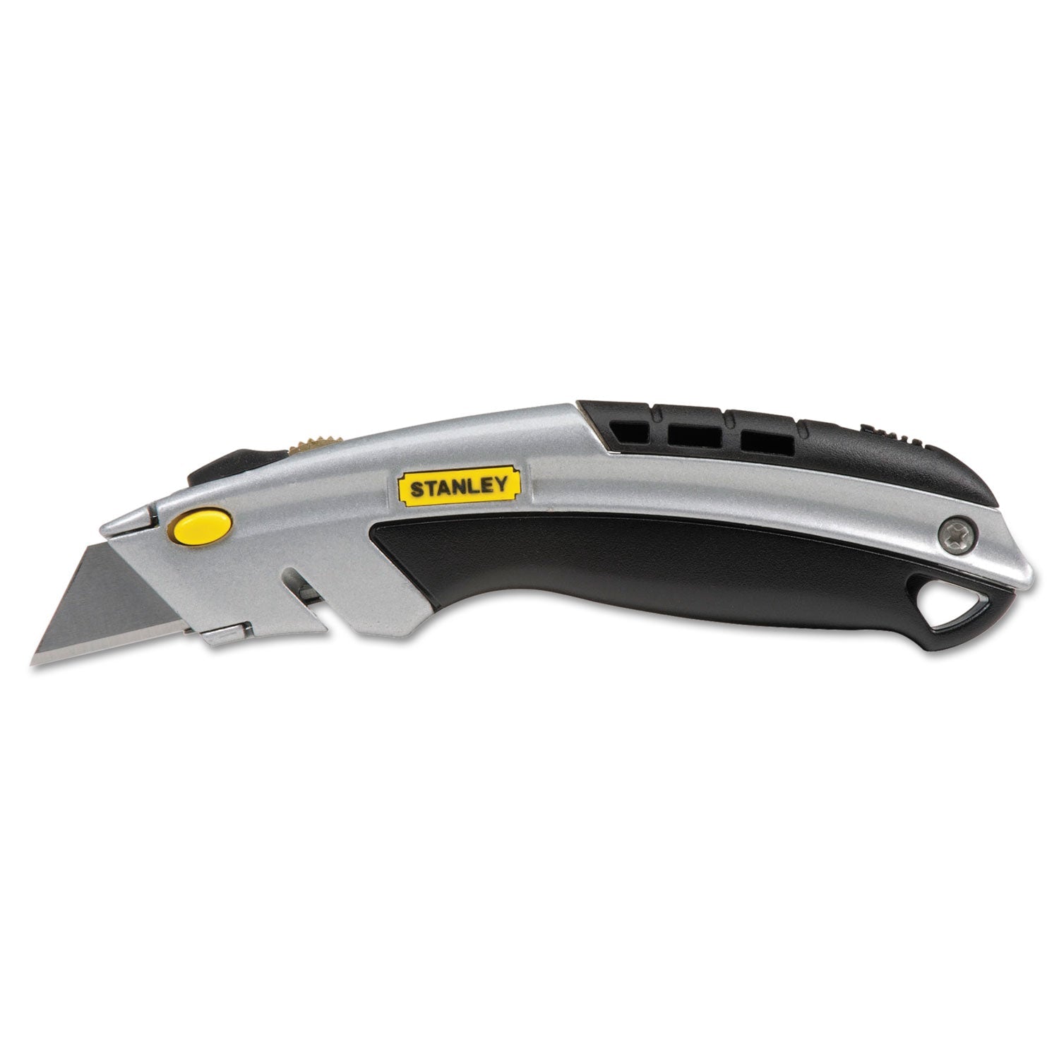 Curved Quick-Change Utility Knife | Black/Chrome