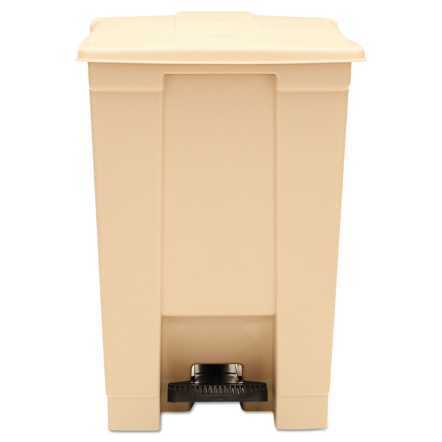 Indoor Utility Step-On Waste Can | 12 gal, Beige