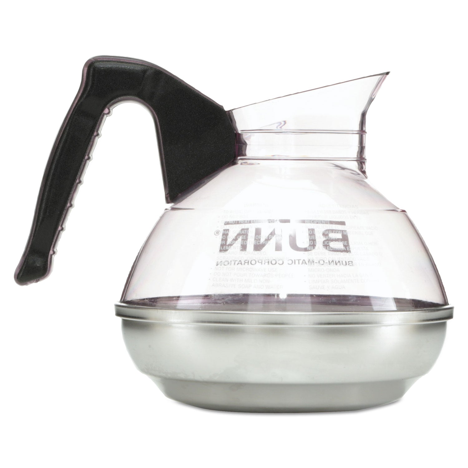 BUNN® Easy Pour Decanter, 64 oz, Black Handle