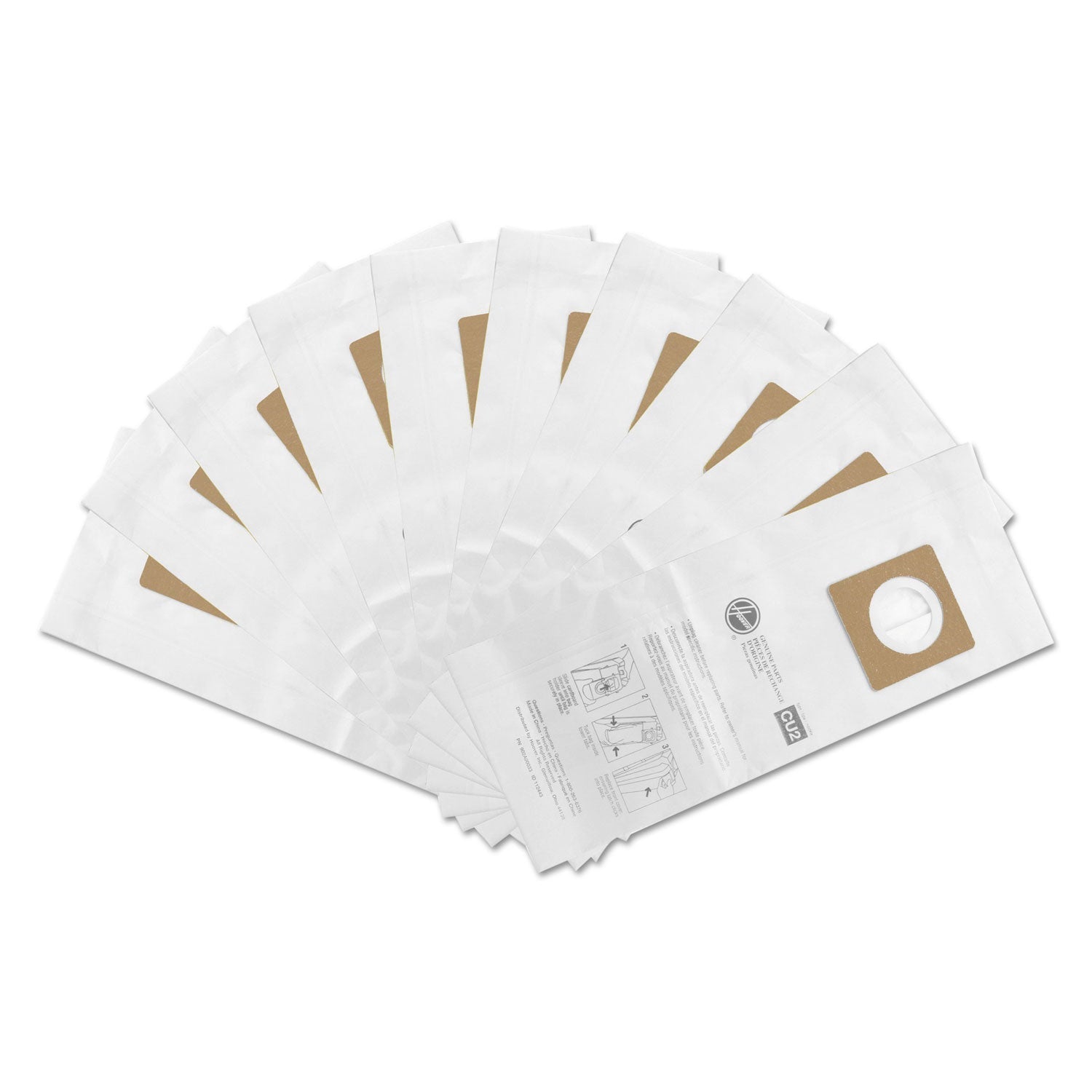 Disposable Vacuum Bags | Standard CU2, 10/Pack