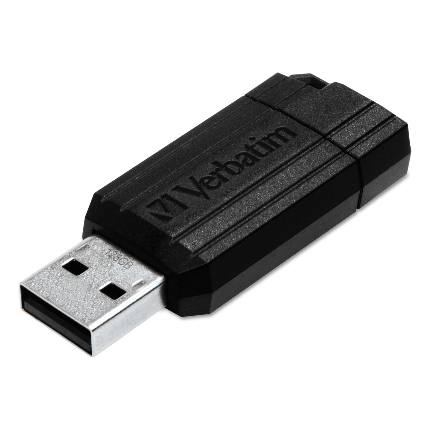 PinStripe USB 2.0 Flash Drive | 16 GB | Black