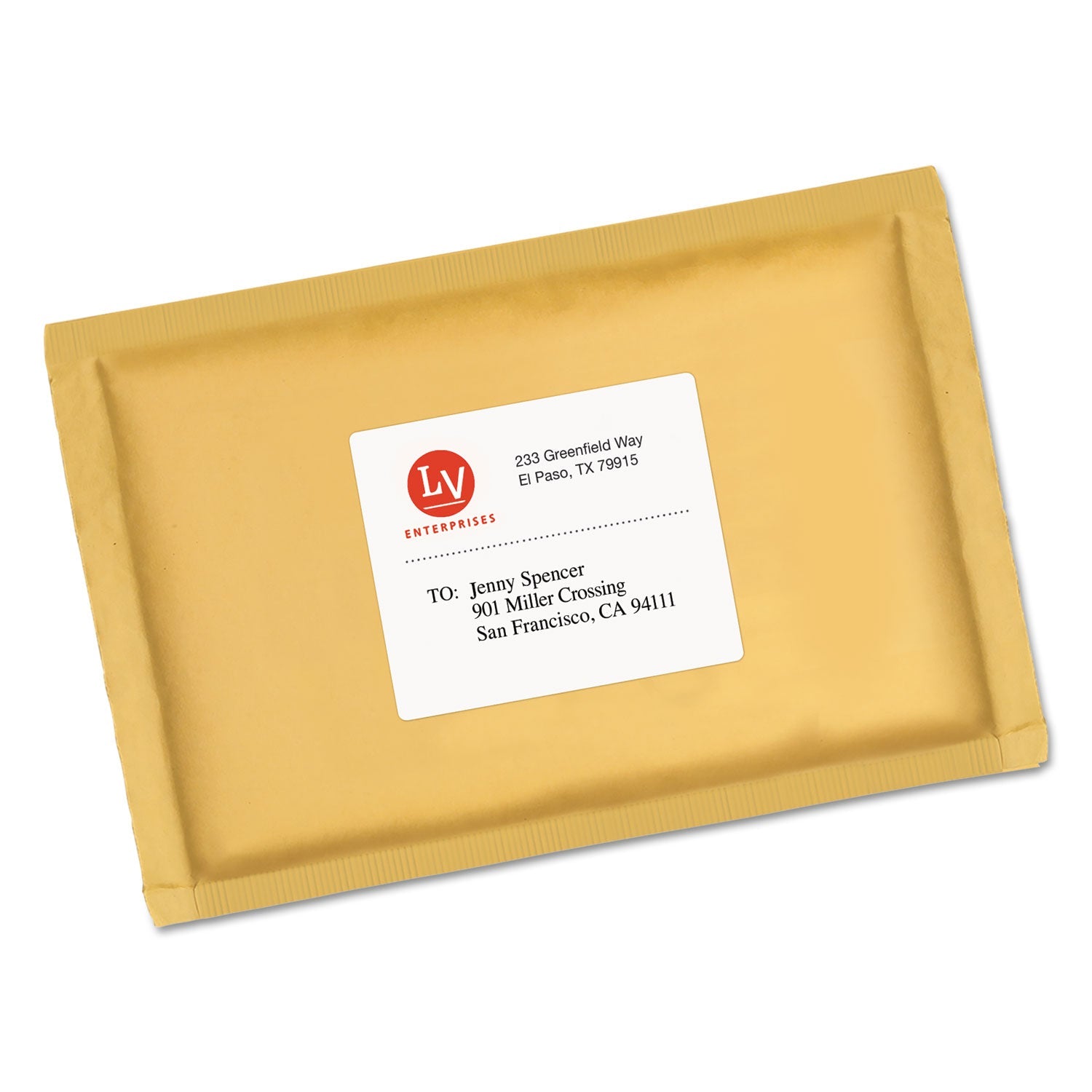 Avery® White Shipping Labels-Bulk Packs, Inkjet/laser Printers, 3.33 X 4, White, 6/sheet, 250 Sheets/box