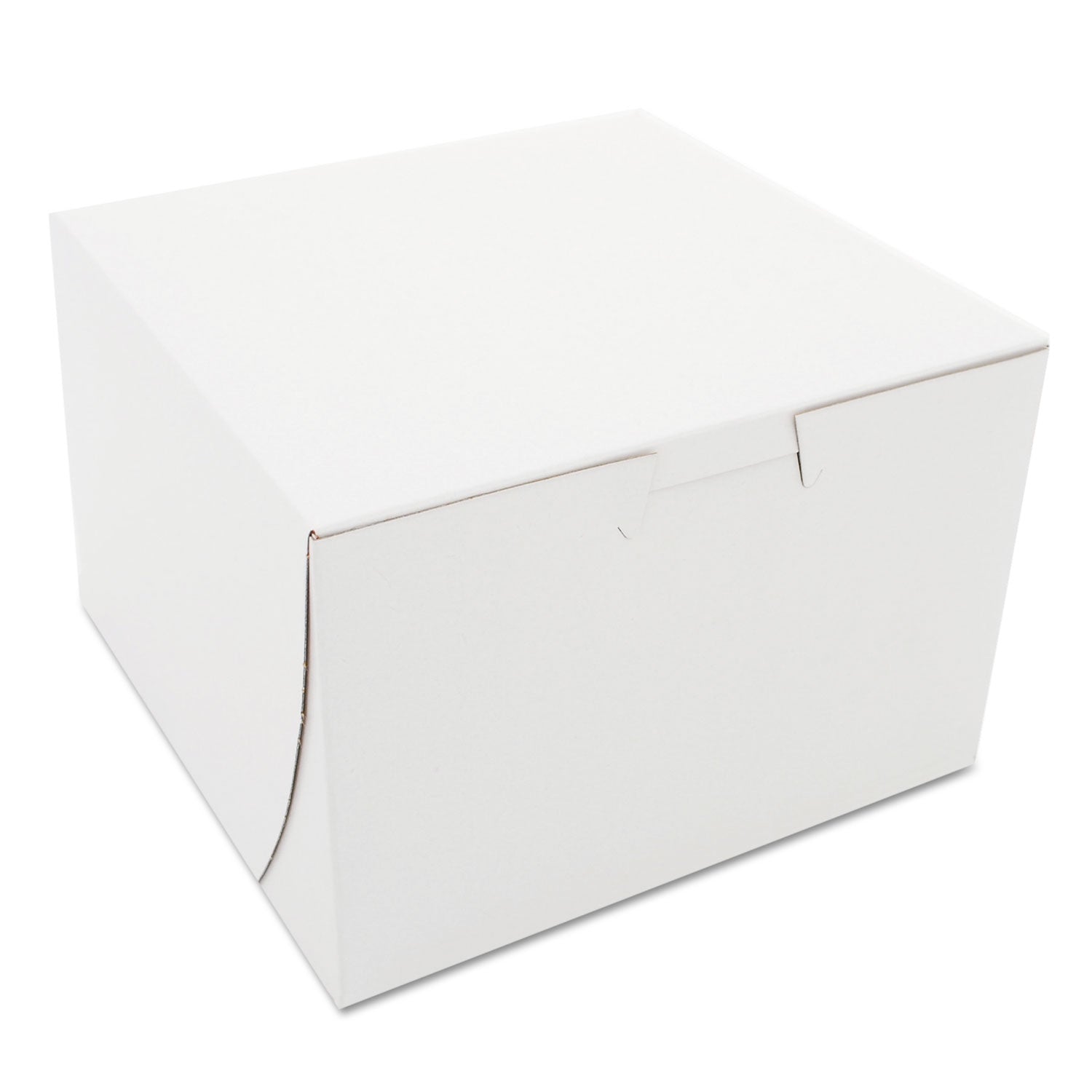One-Piece Non-Window Bakery Boxes | 6x6x4 White