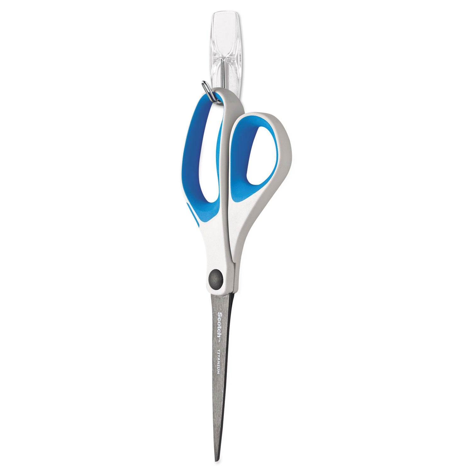 Command™ Clear Hooks and Strips, Medium, Plastic, 2 lb Capacity, 6 Hooks and 8 Strips/Pack