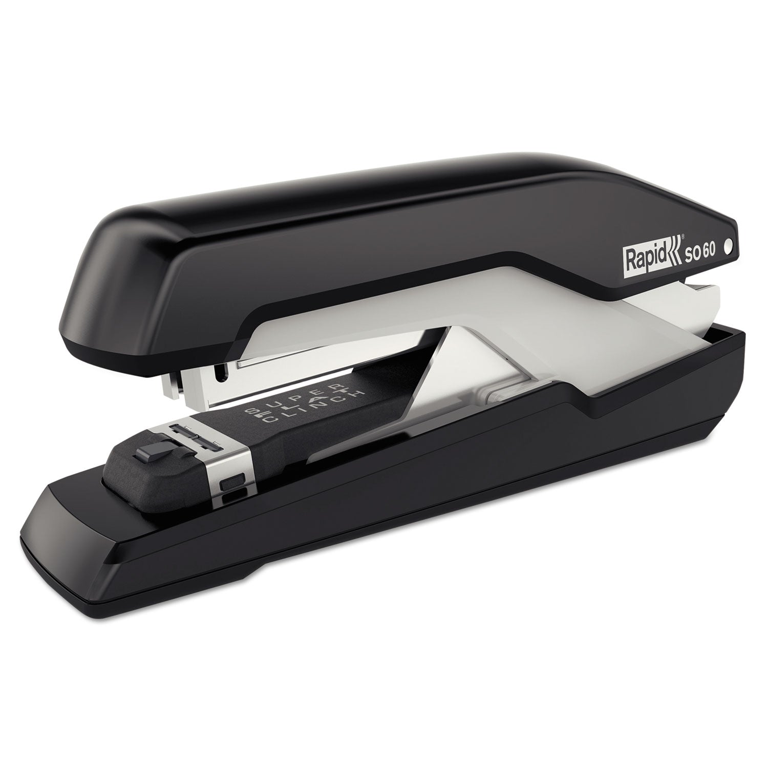 Swingline® Omnipress So60 Heavy-Duty Full Strip Stapler, 60-Sheet Capacity, Black/gray