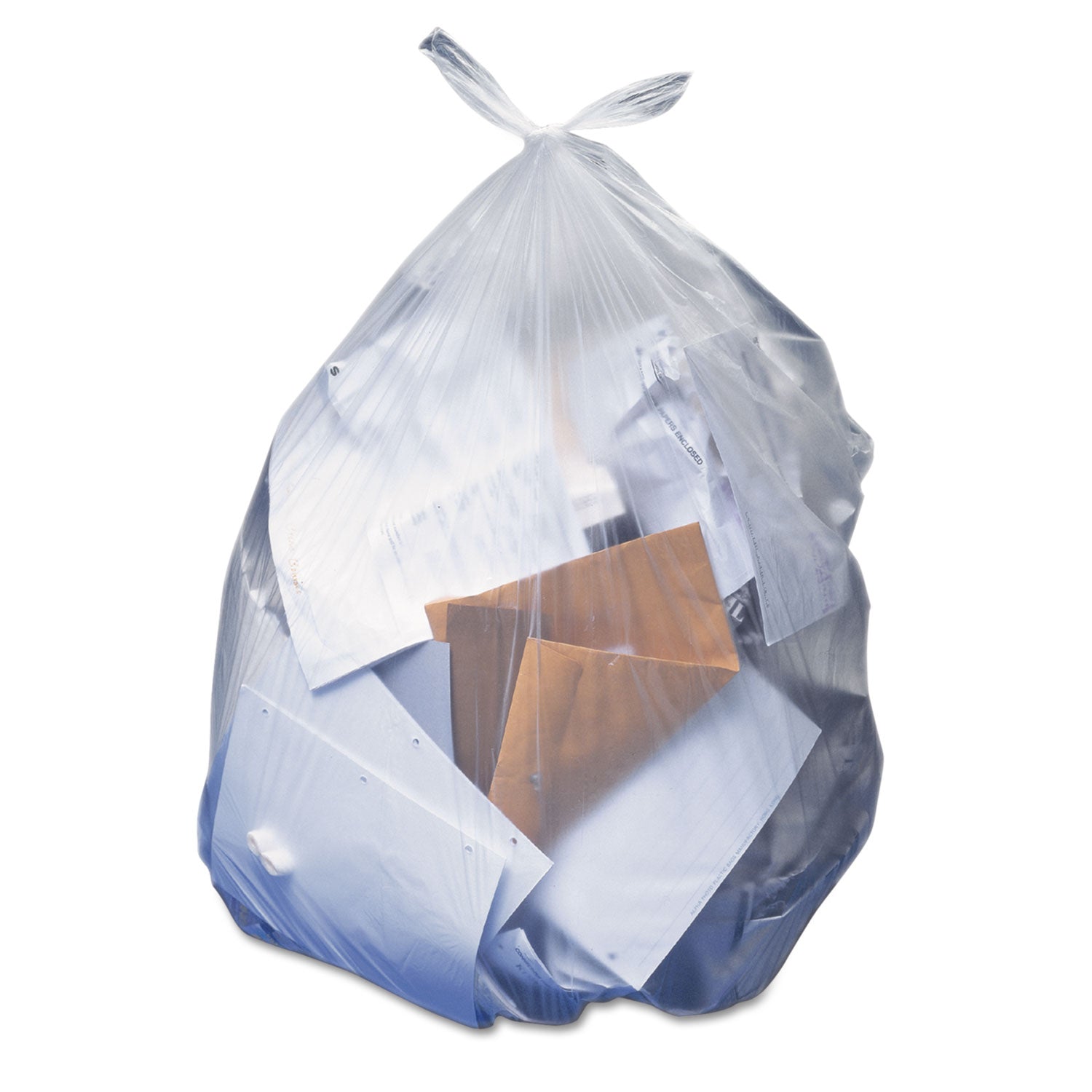 Linear Low Density Can Liners | 23 Gal, Clear, 50/Box