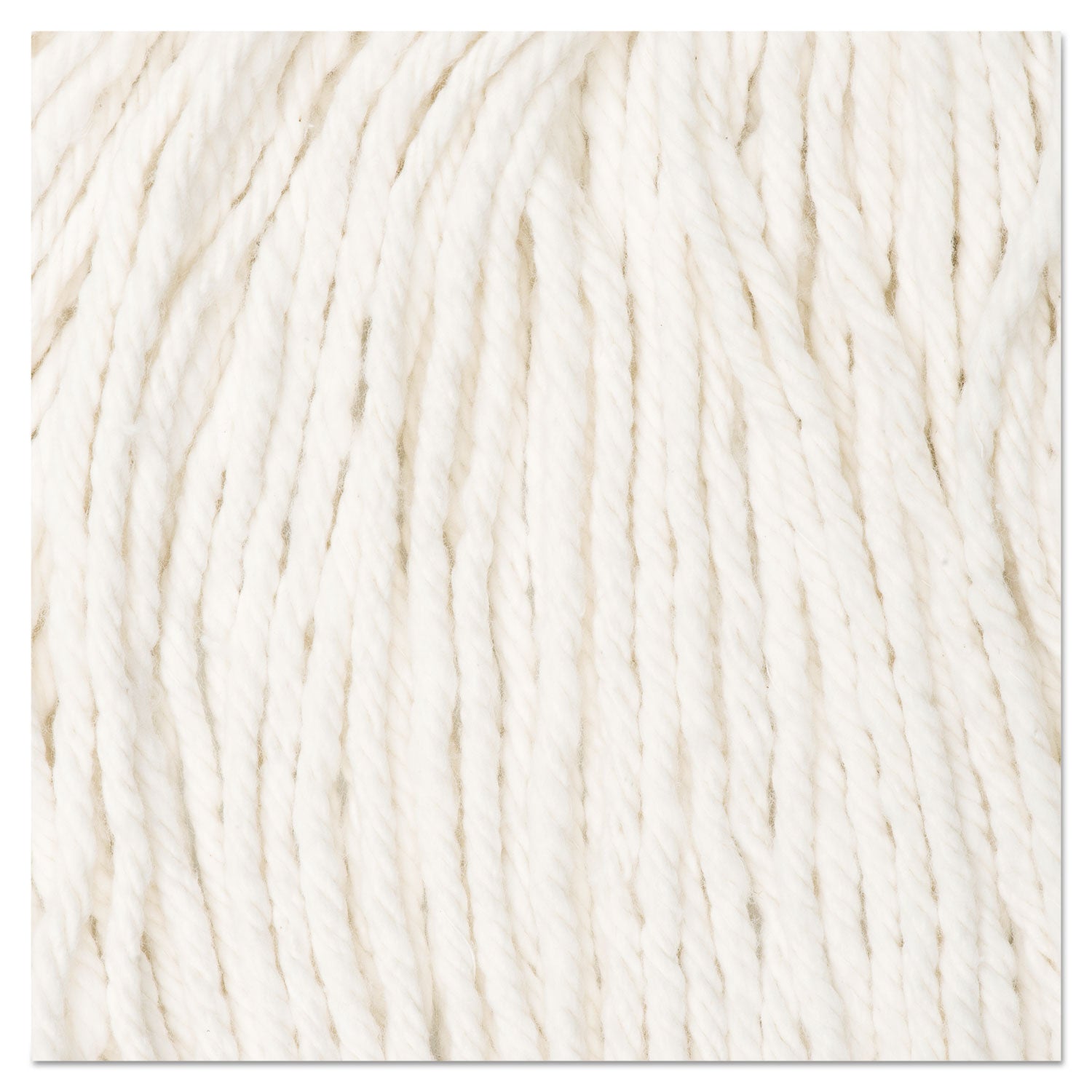 Boardwalk® Cut-End Wet Mop Head, Cotton, #16, White, 12/carton