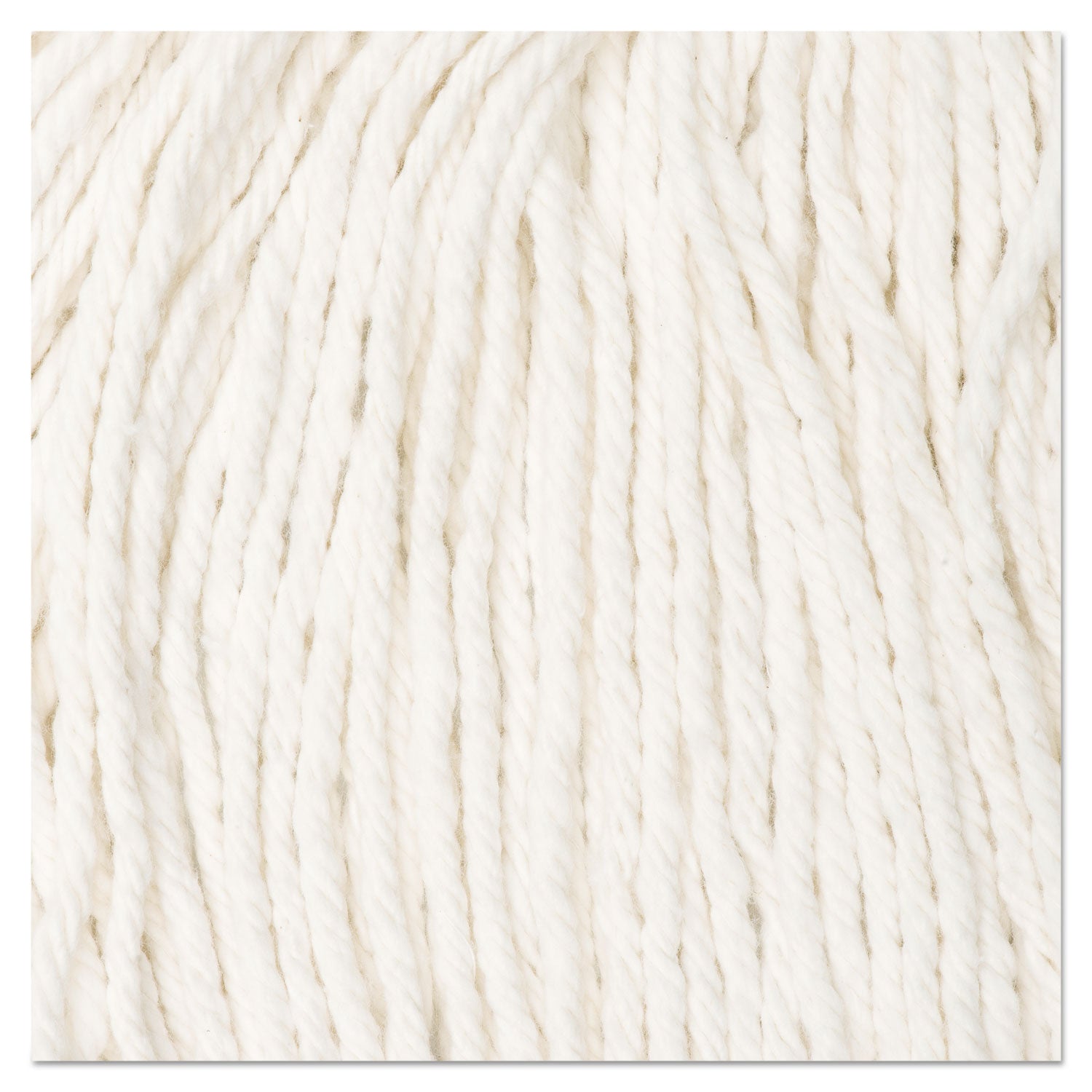 Boardwalk® Cut-End Wet Mop Head, Rayon, No. 24, White