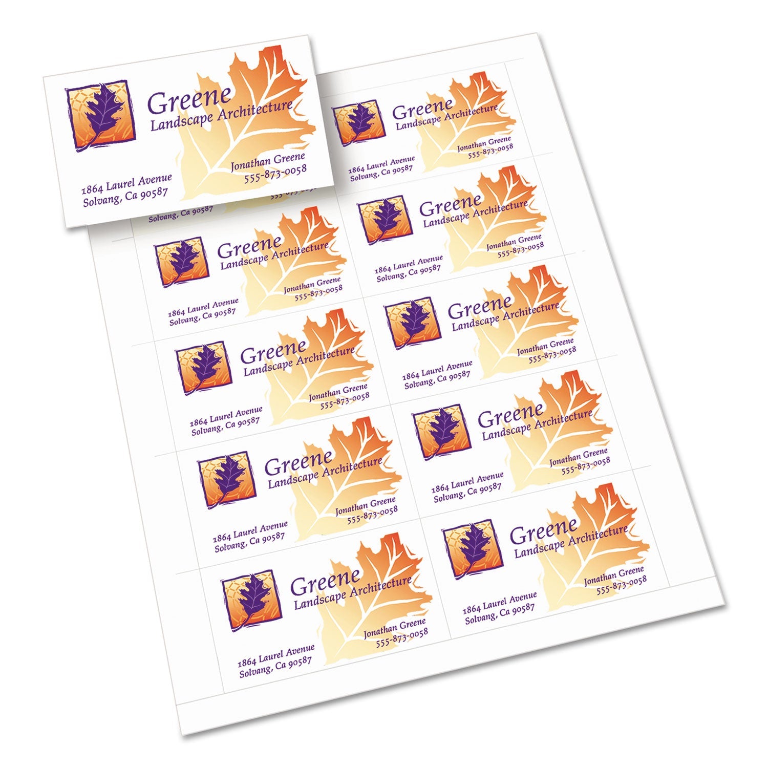 Avery® True Print Clean Edge Business Cards, Inkjet, 2 X 3.5, White, 1,000 Cards, 10 Cards/sheet, 100 Sheets/box