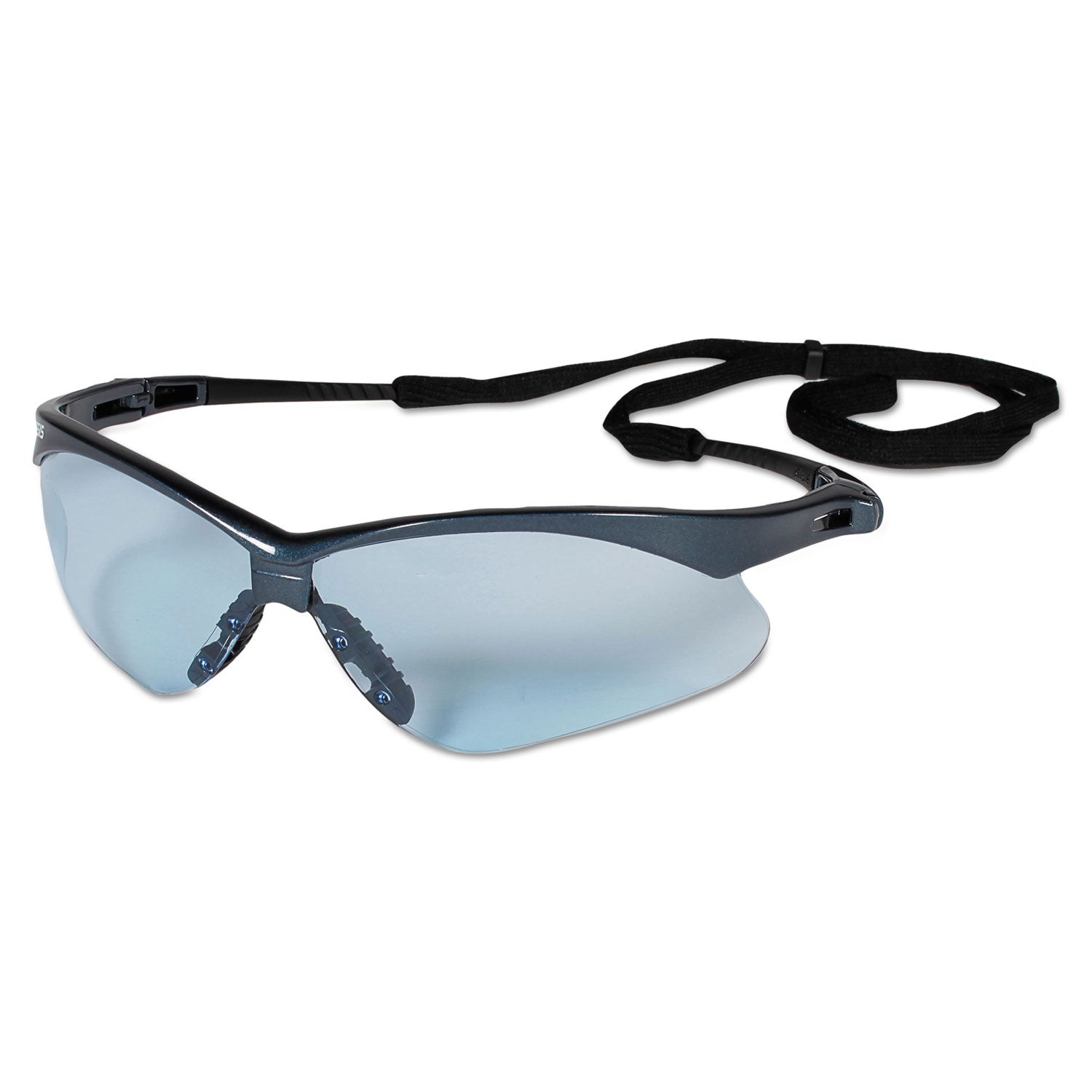 KleenGuard™ V30 Nemesis Safety Glasses, Blue Frame, Light Blue Uncoated Lens, 12/Box - Bloom Skins
