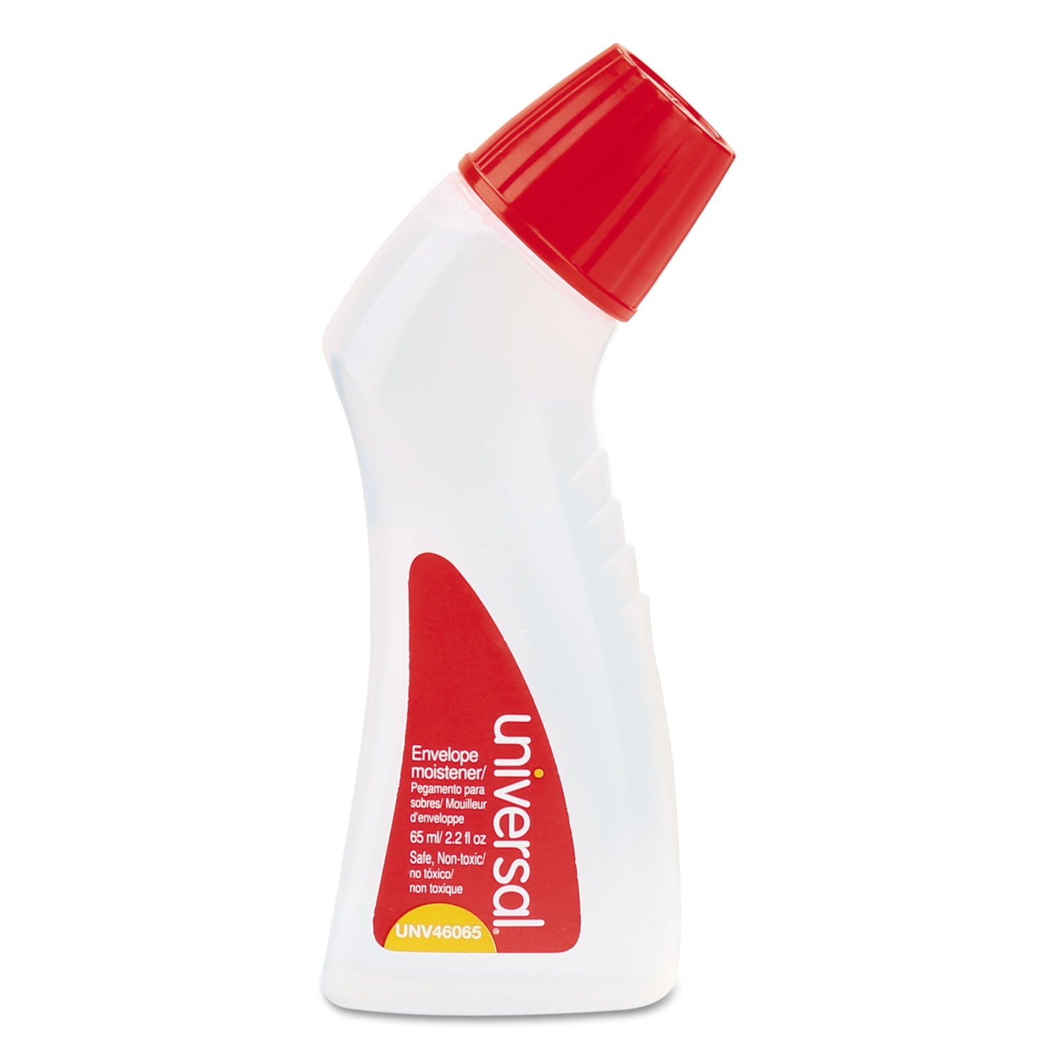 Universal® Envelope Moistener With Adhesive, 2.2 Oz Bottle, Clear
