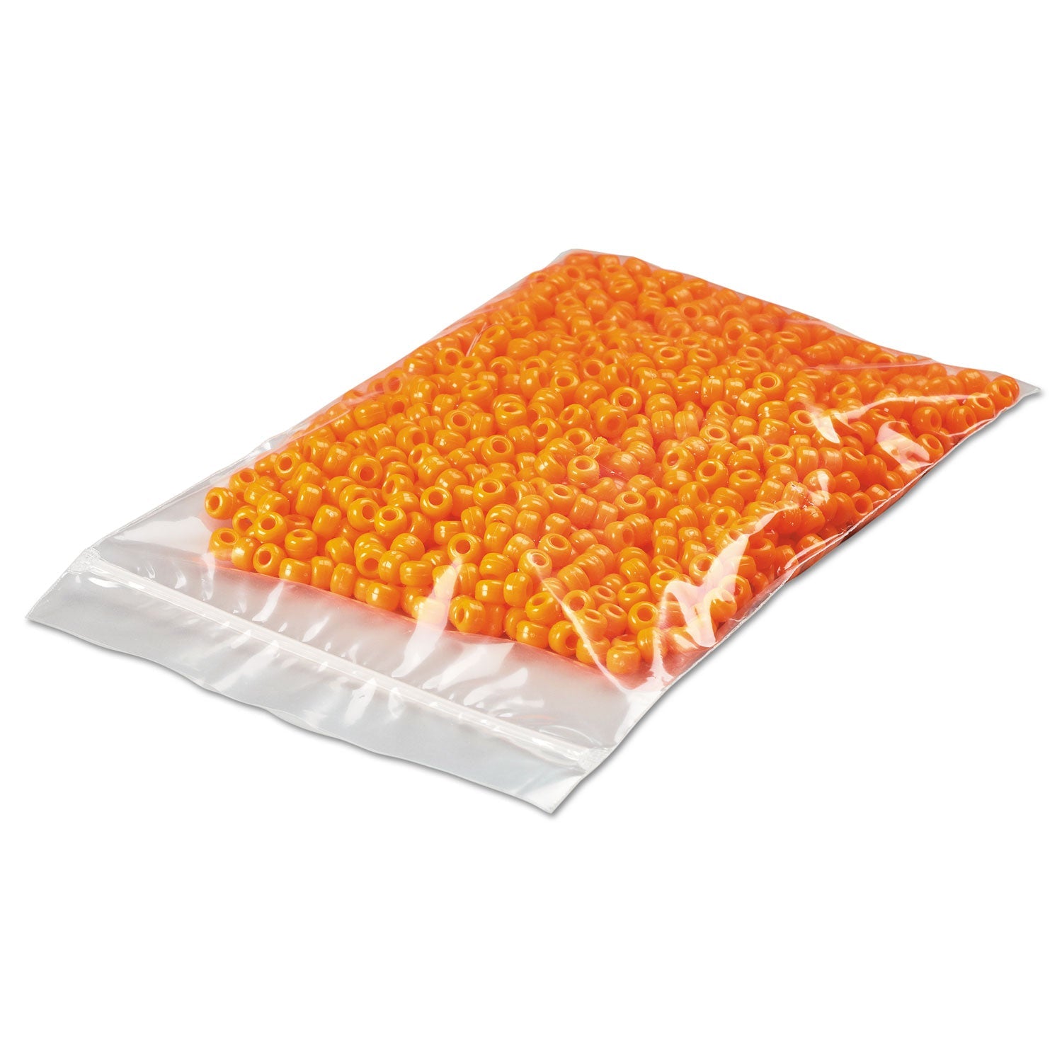 Universal® Reclosable Poly Bags, Zipper-Style Closure, 2 mil, 3" x 4", Clear, 1,000/Carton