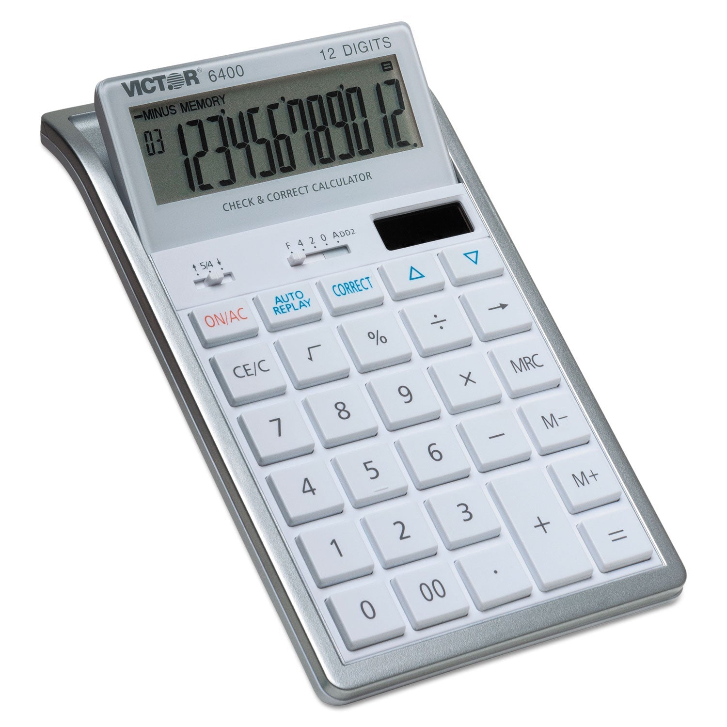Victor 6400 Desktop Calculator | 12-Digit LCD