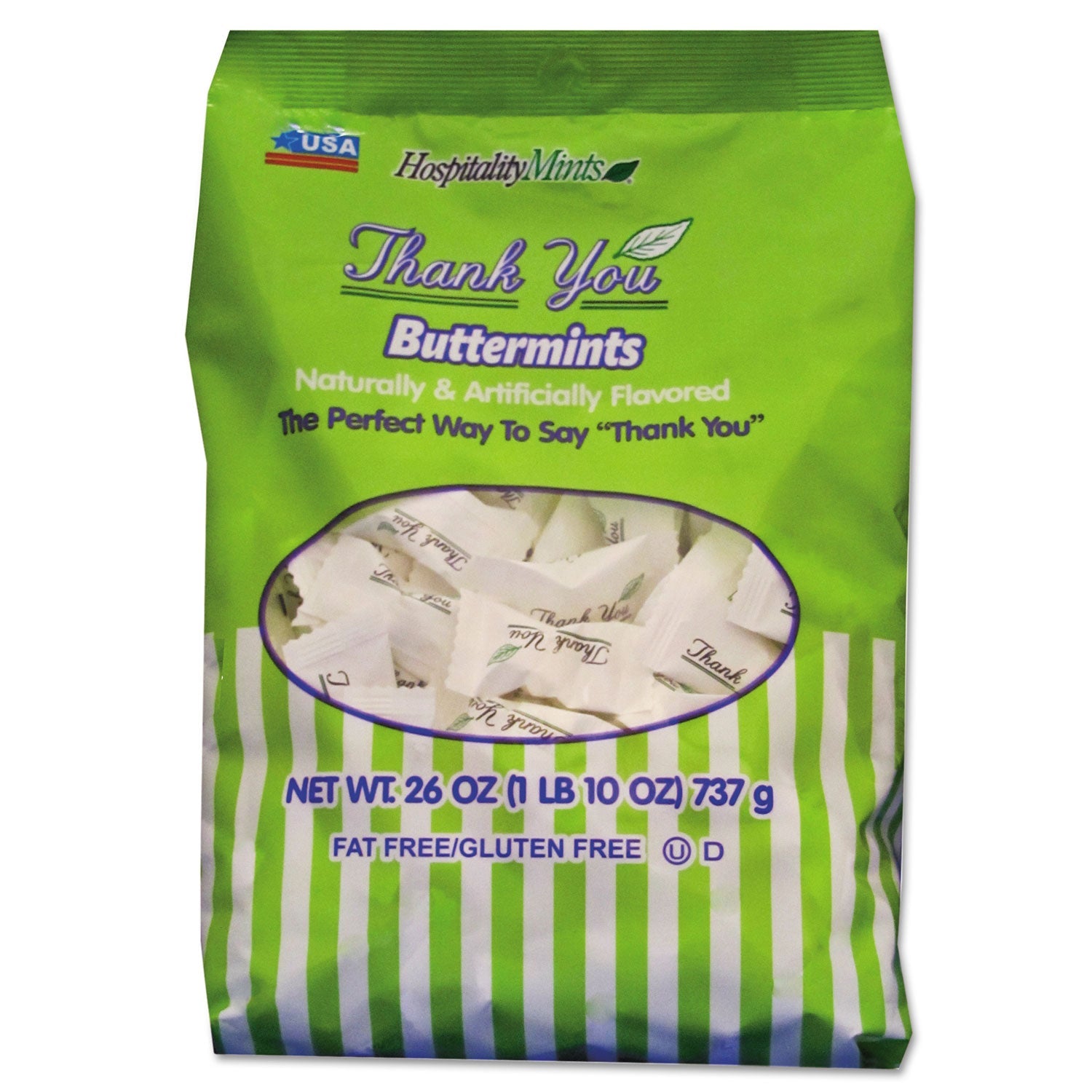 Hospitality Mints Thank You Buttermints Candies