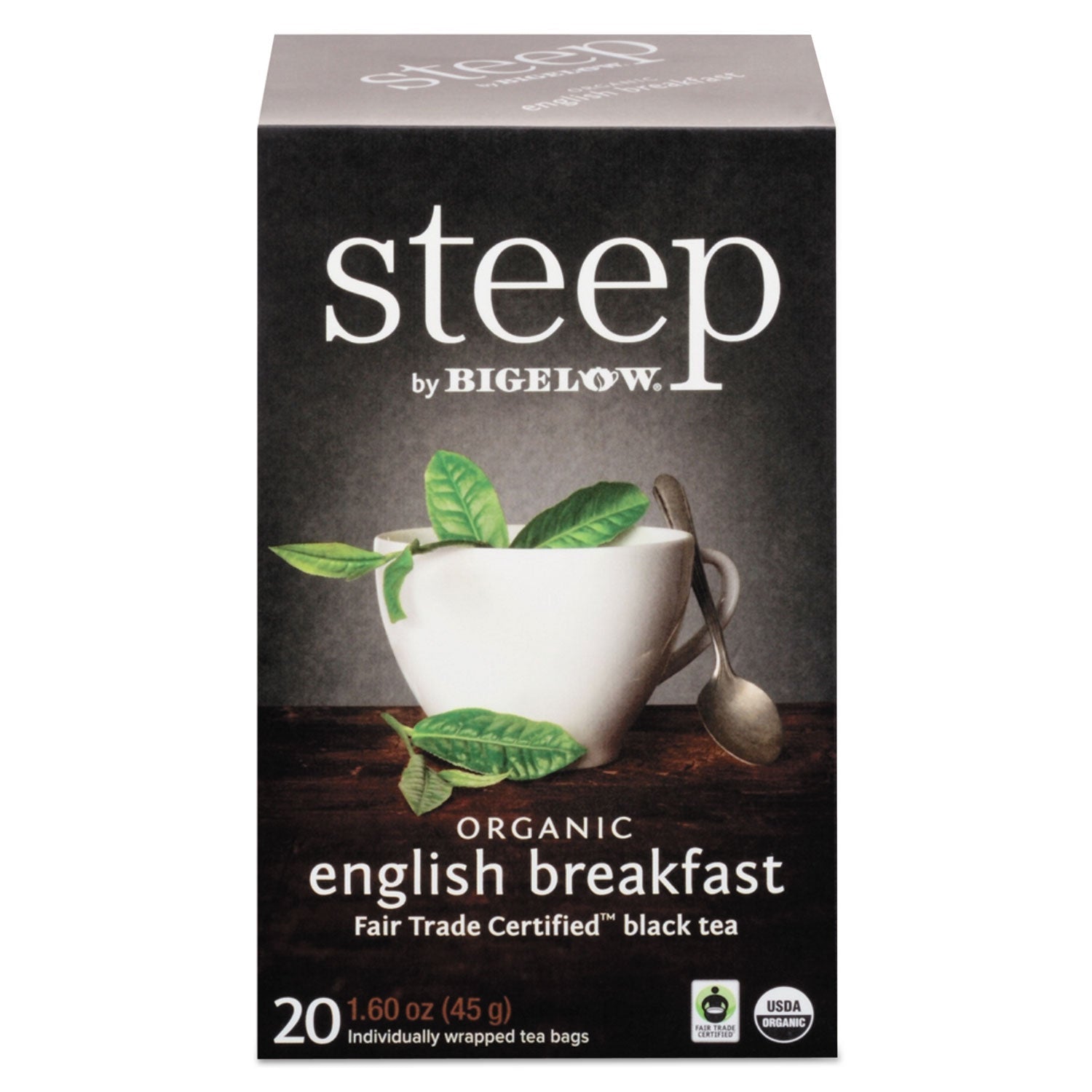 Steep English Breakfast Tea | Organic, 20/Box