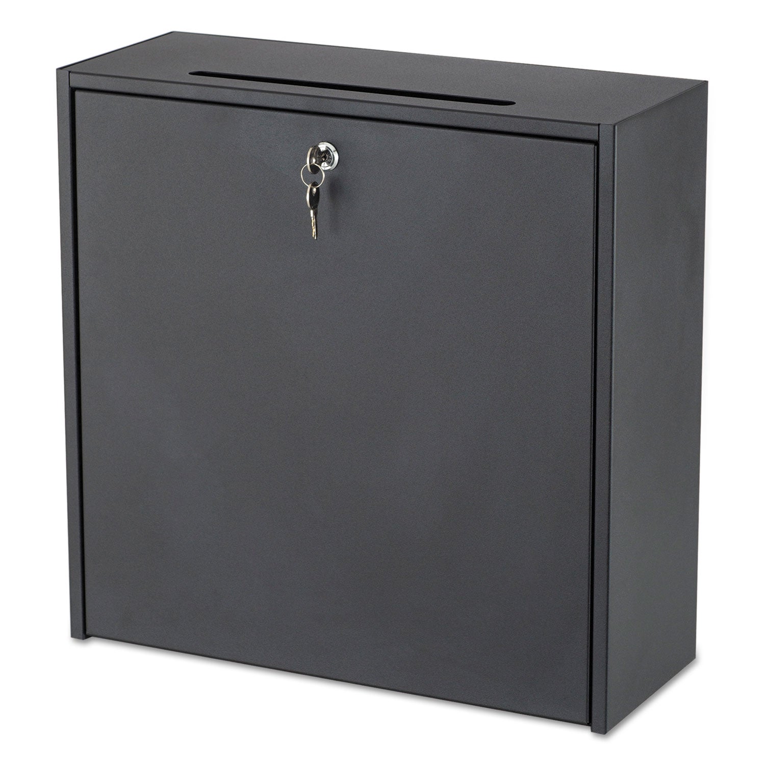 Safco® Wall-Mountable Interoffice Mailbox, 18 x 7 x 18, Black