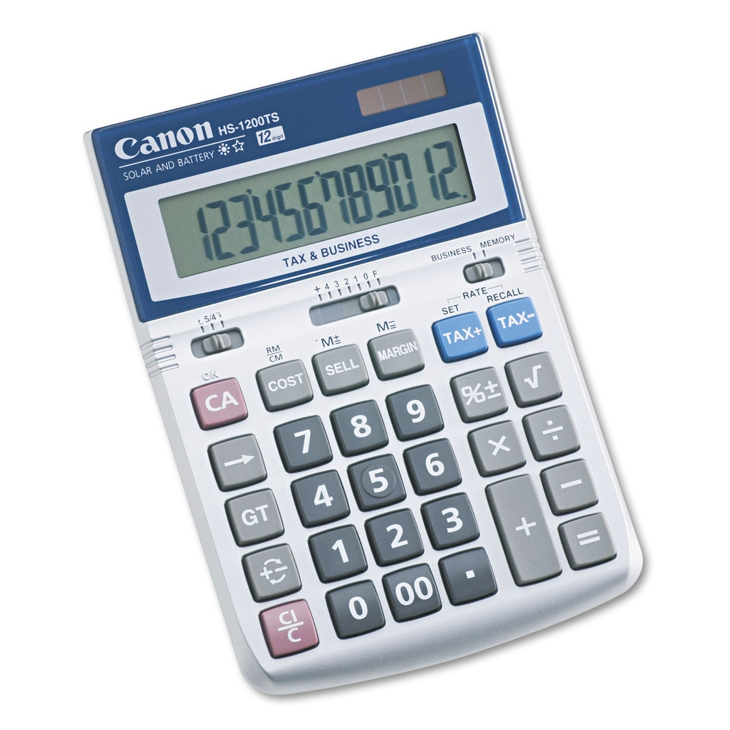 Canon® Hs-1200ts Desktop Calculator, 12-Digit Lcd