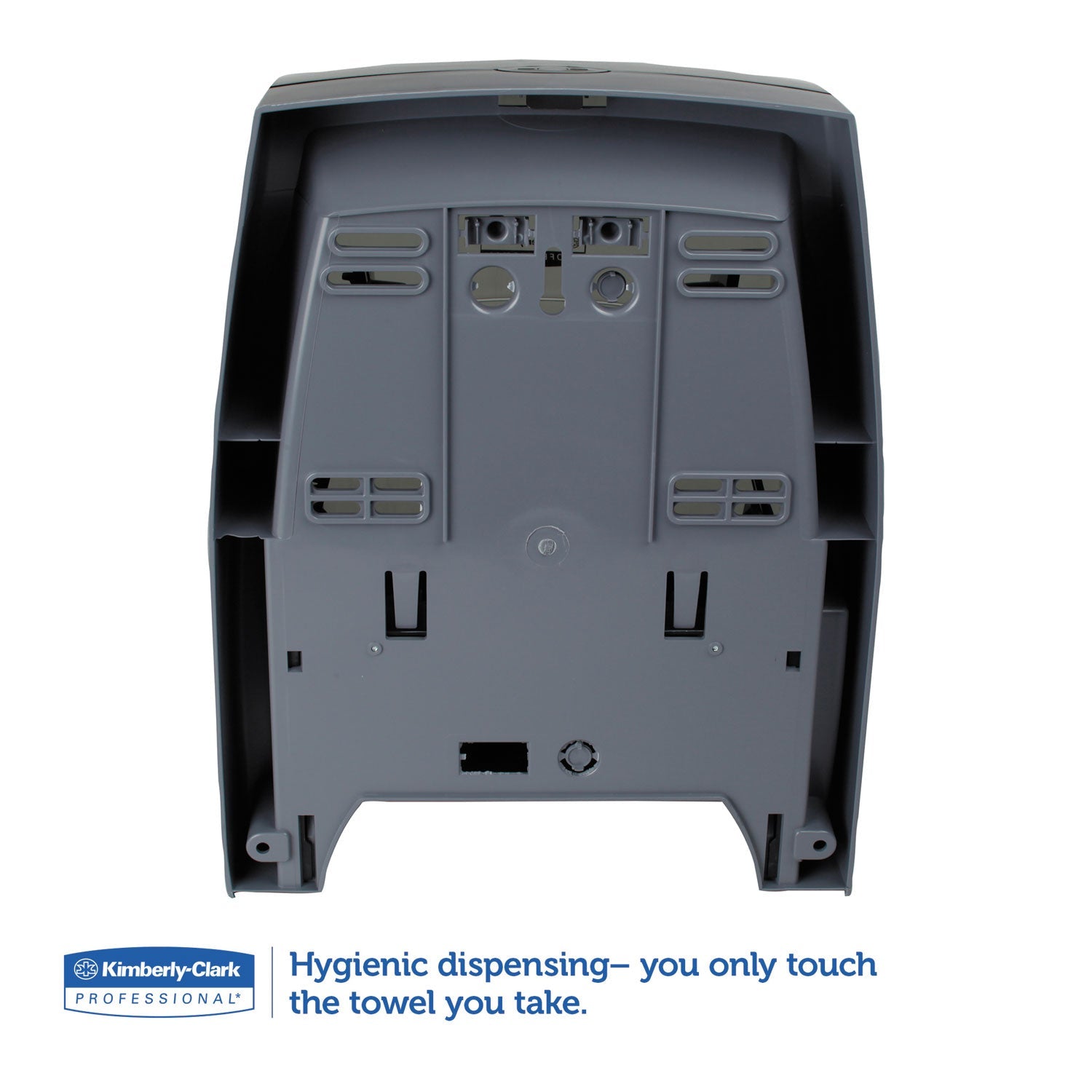 Kimberly-Clark Professional* Sanitouch Hard Roll Towel Dispenser, 12.63 X 10.2 X 16.13, Smoke