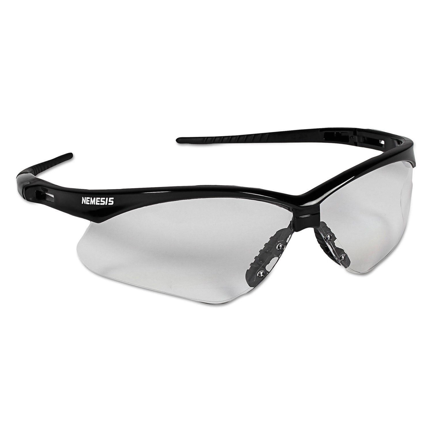 KleenGuard™ Nemesis Safety Glasses, Black Frame, Clear Lens - Bloom Skins