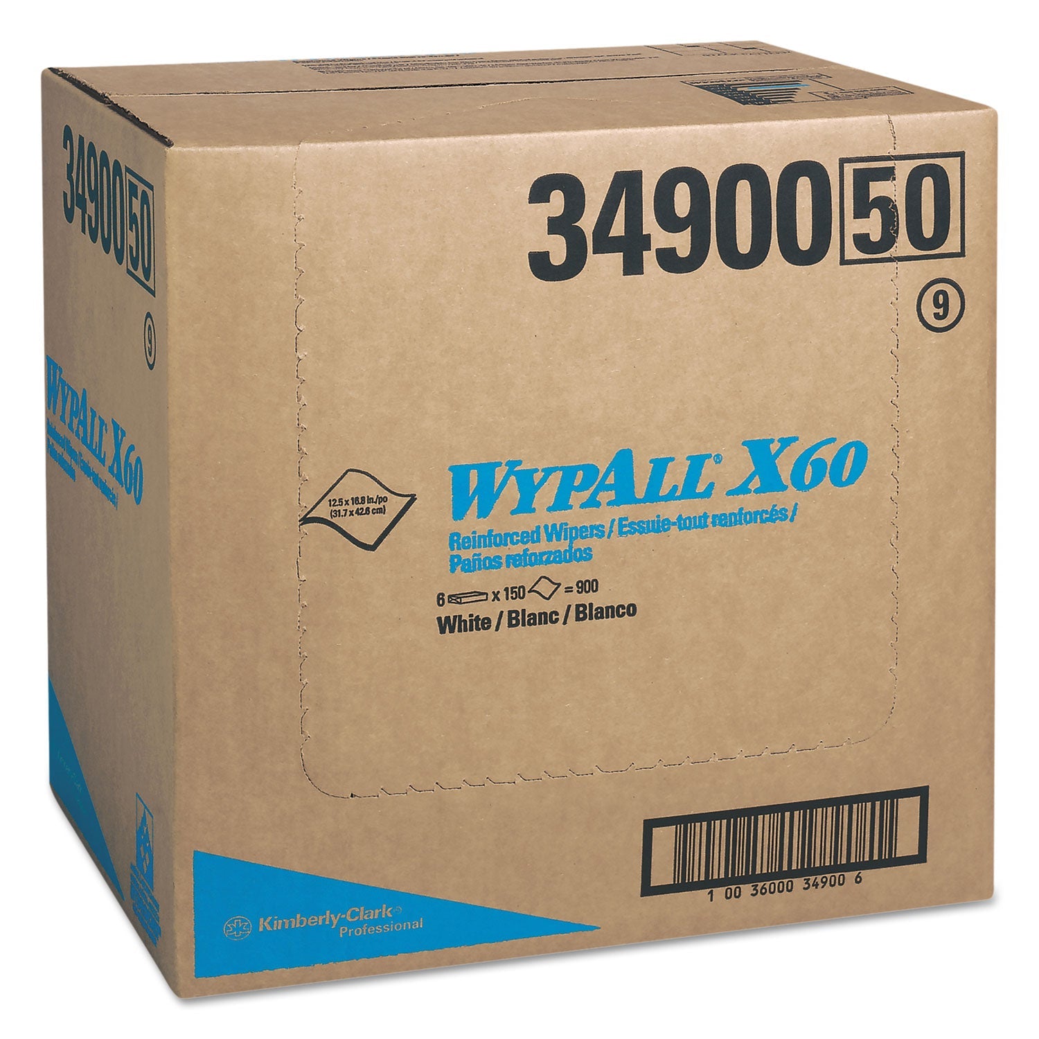 WypAll General Clean X60 Cloths | 150/Box
