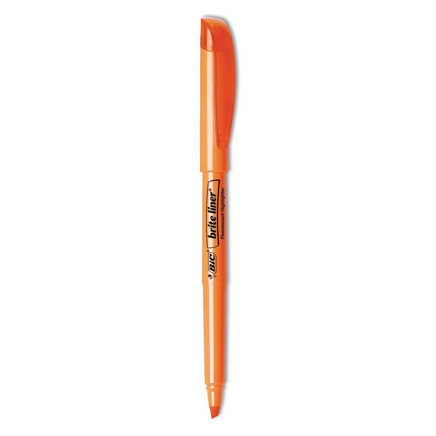 BIC® Brite Liner Highlighter, Assorted Ink Colors, Chisel Tip, Assorted Barrel Colors, 5/set