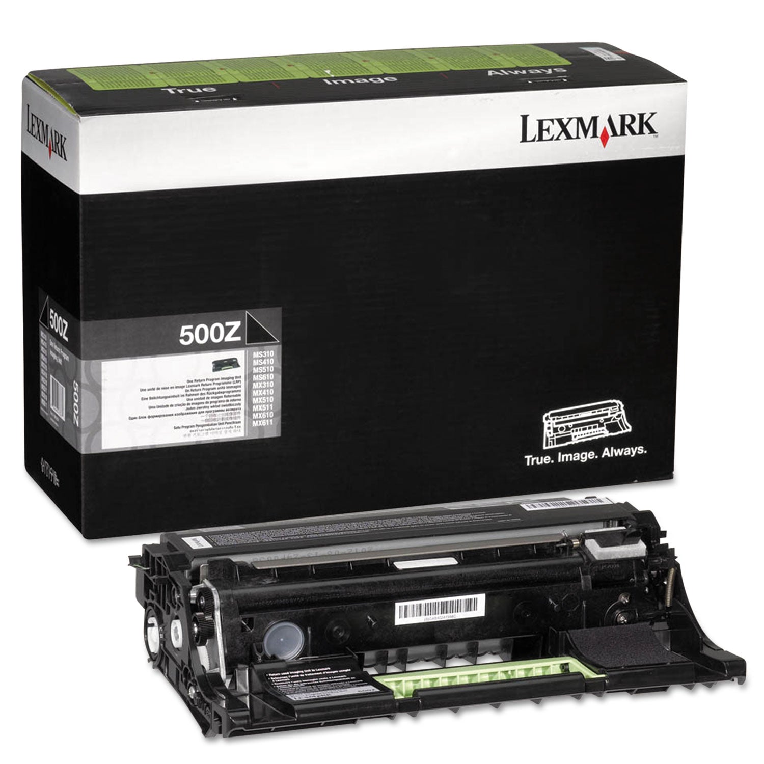 Lexmark™ 50f0z00 Return Program Drum Unit, 60,000 Page-Yield, Black