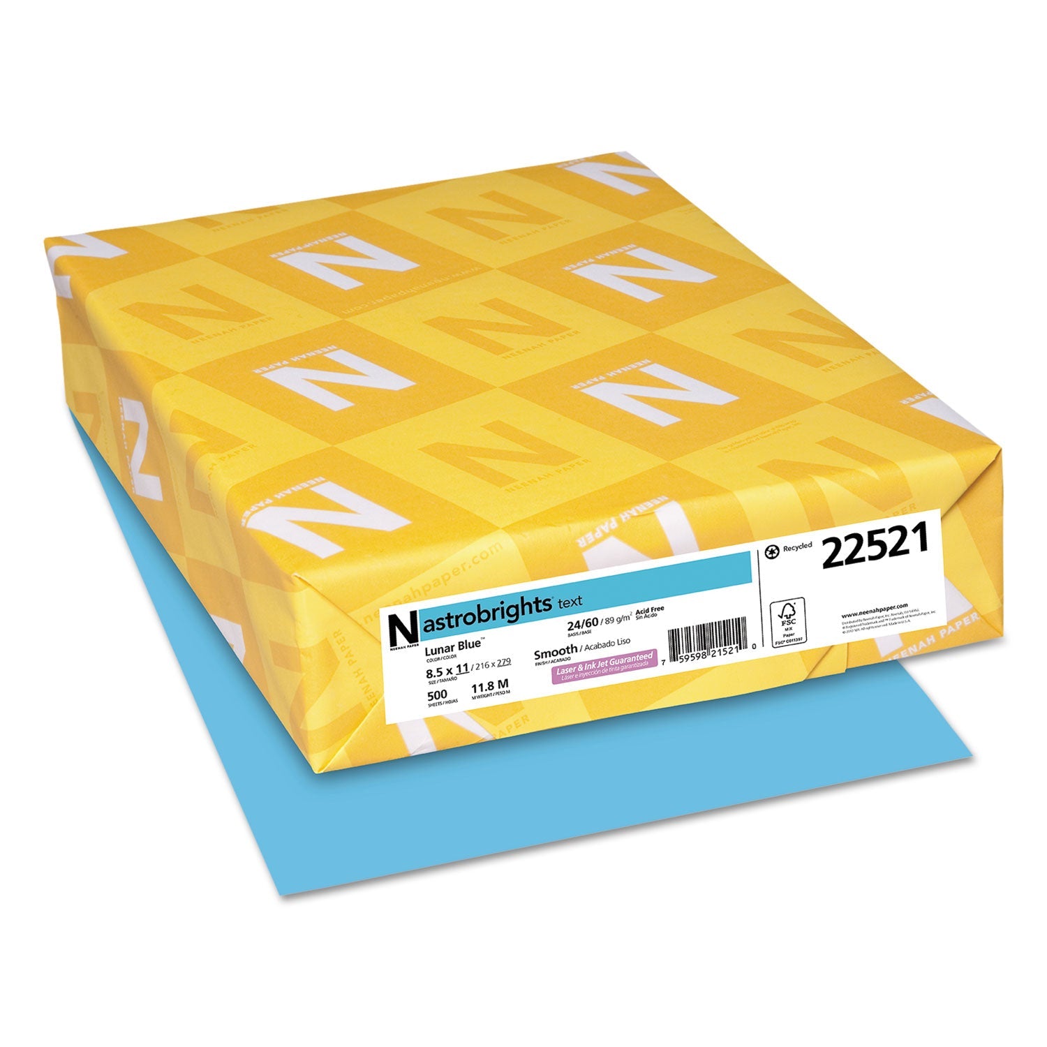 Astrobrights Color Paper | Lunar Blue 500/Ream