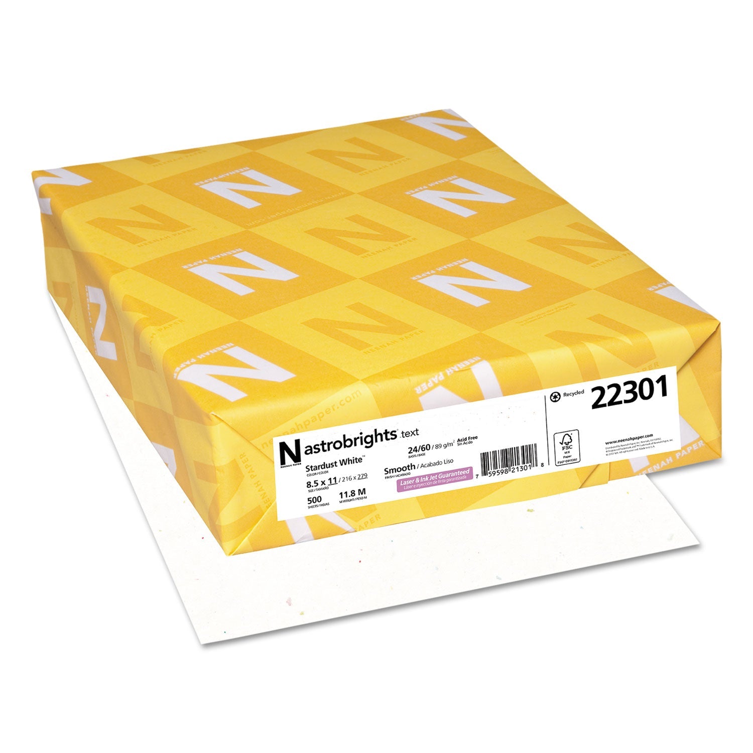 Stardust White Color Paper | 24lb, 500-Ream