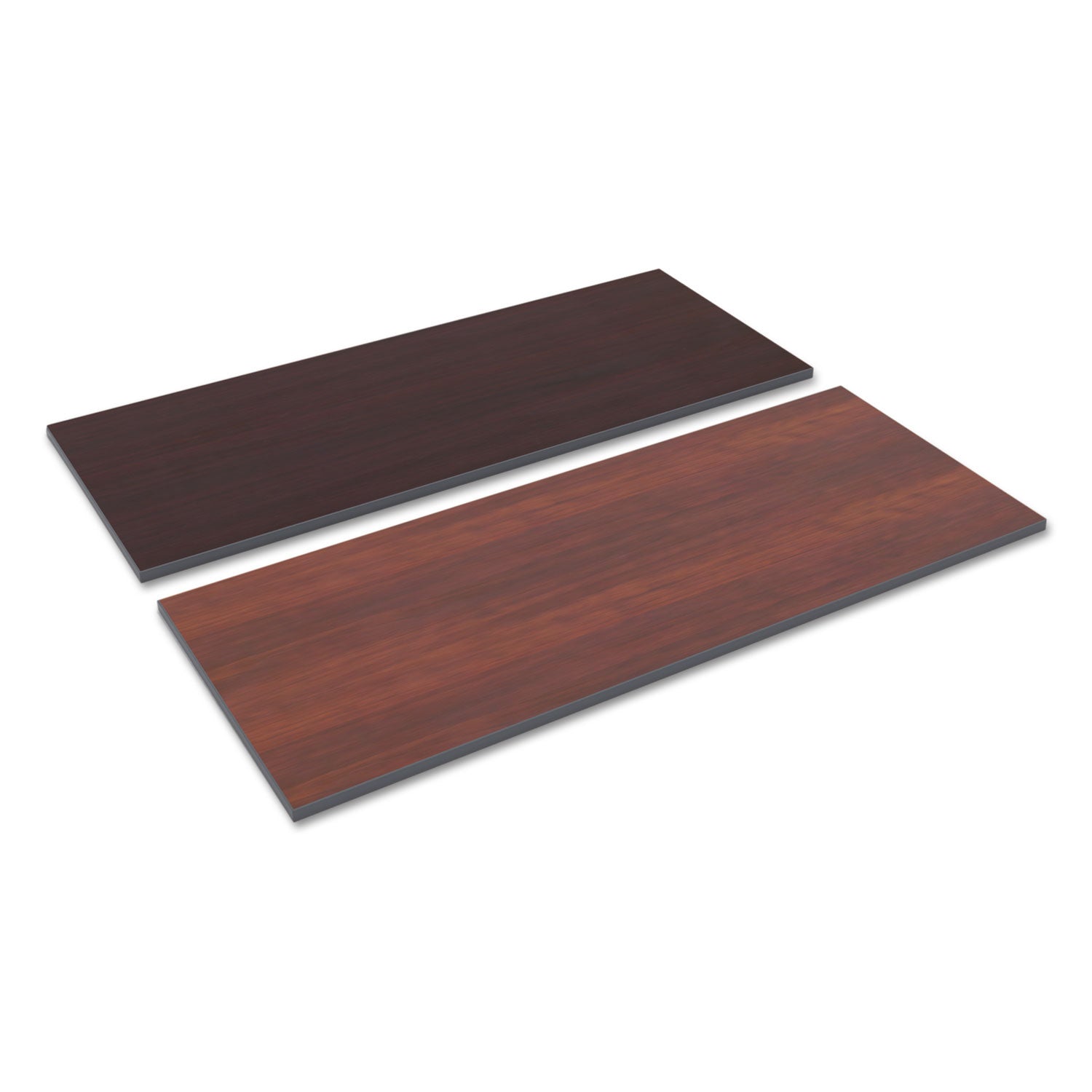 Alera® Reversible Laminate Table Top, Rectangular, 59.5w X 23.63,medium Cherry/mahogany