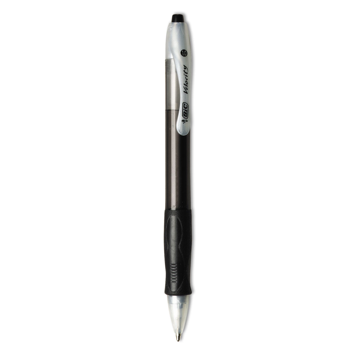 BIC® Velocity Easy Glide Ballpoint Pen Value Pack, Retractable, Medium 1 Mm, Black Ink, Black Barrel, 36/pack