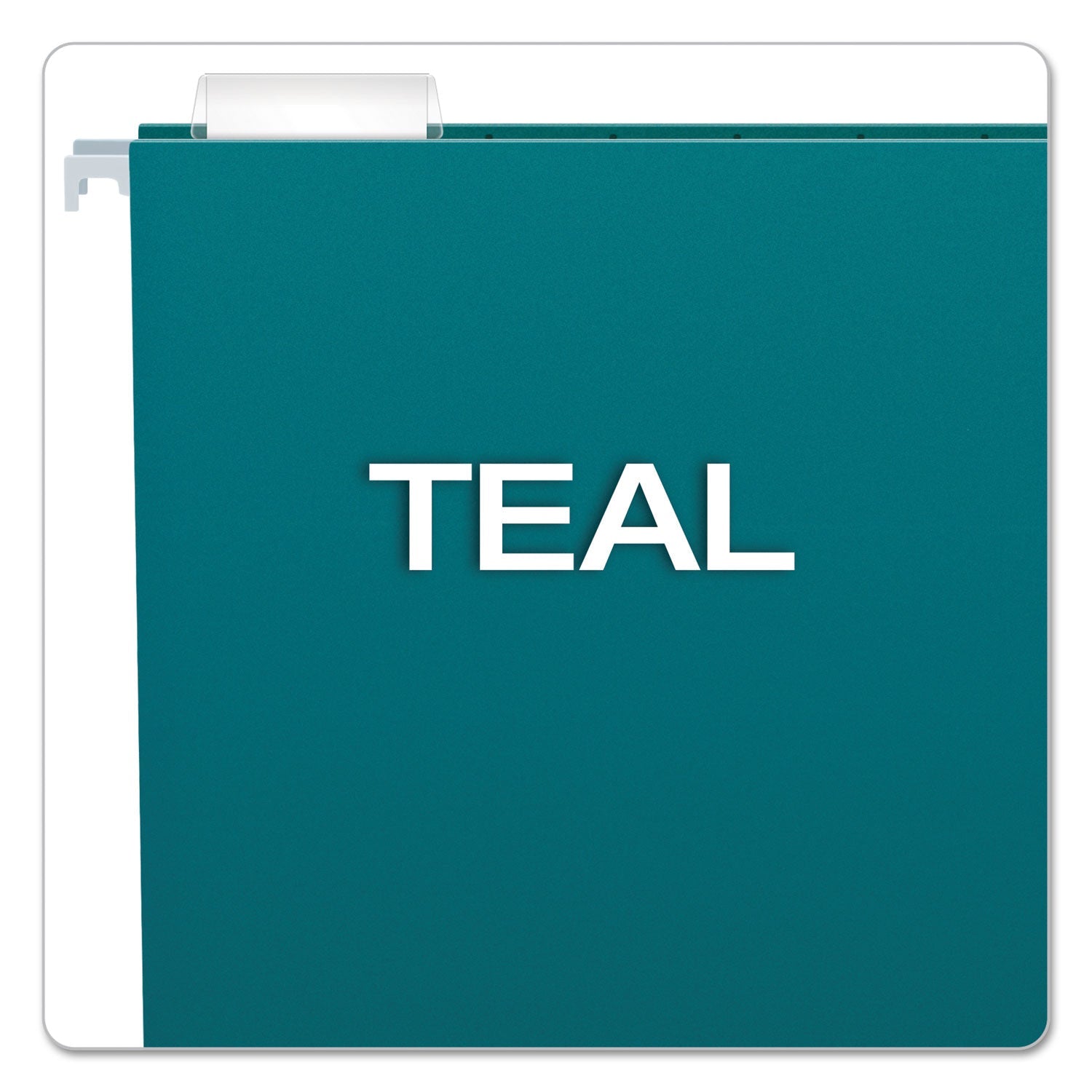 Pendaflex® Colored Hanging Folders, Letter Size, 1/5-Cut Tabs, Teal, 25/Box - Bloom Skins