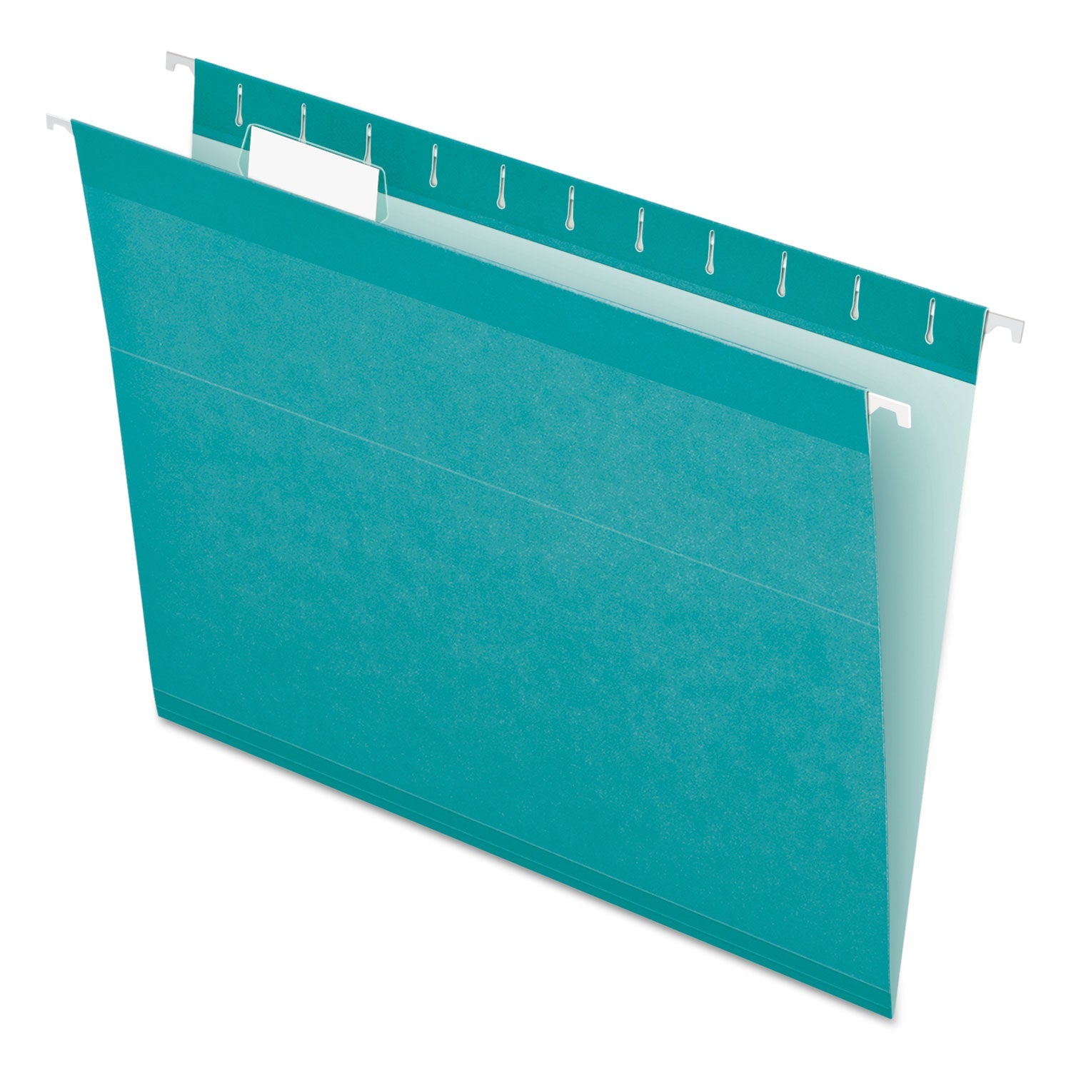 Colored Reinforced Hanging Folders | Aqua
